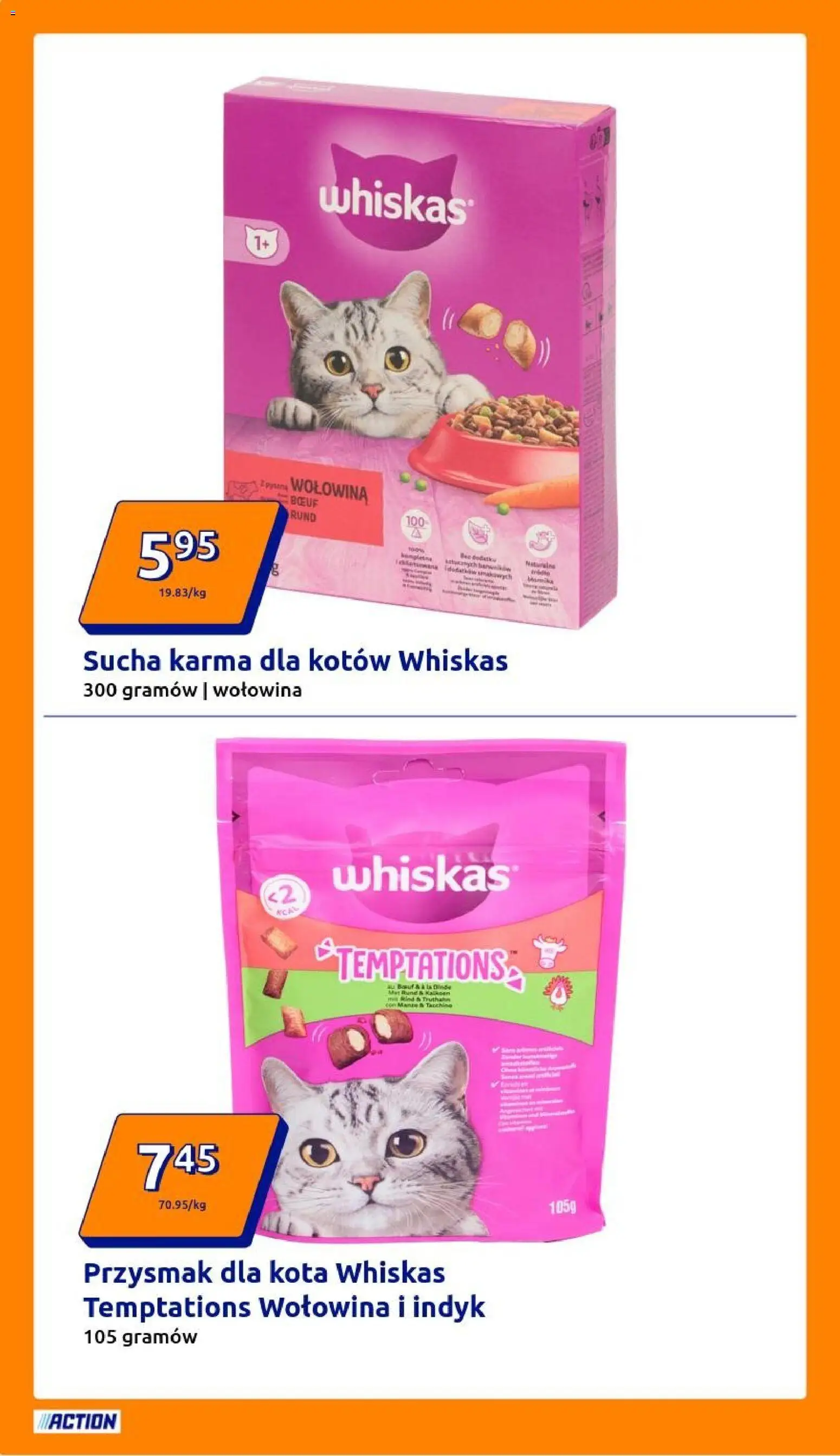 Action Gazetka od 11.02.2026 | Strona: 18 | Produkty: Karma dla kotów, Wołowina