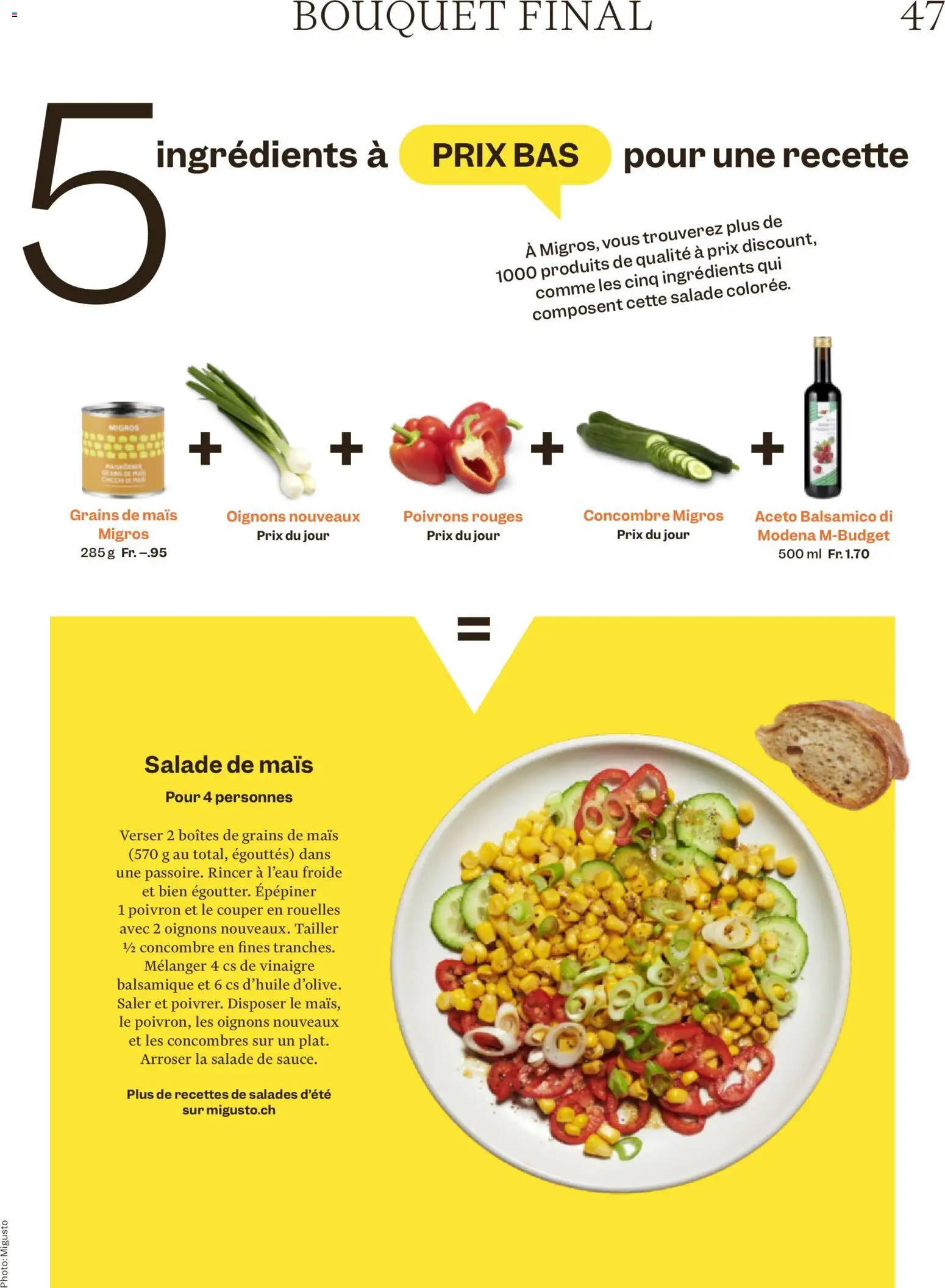 Migros aktionen FR – gültig ab 22.04.2026 | Seite: 47 | Produkte: Balsamico