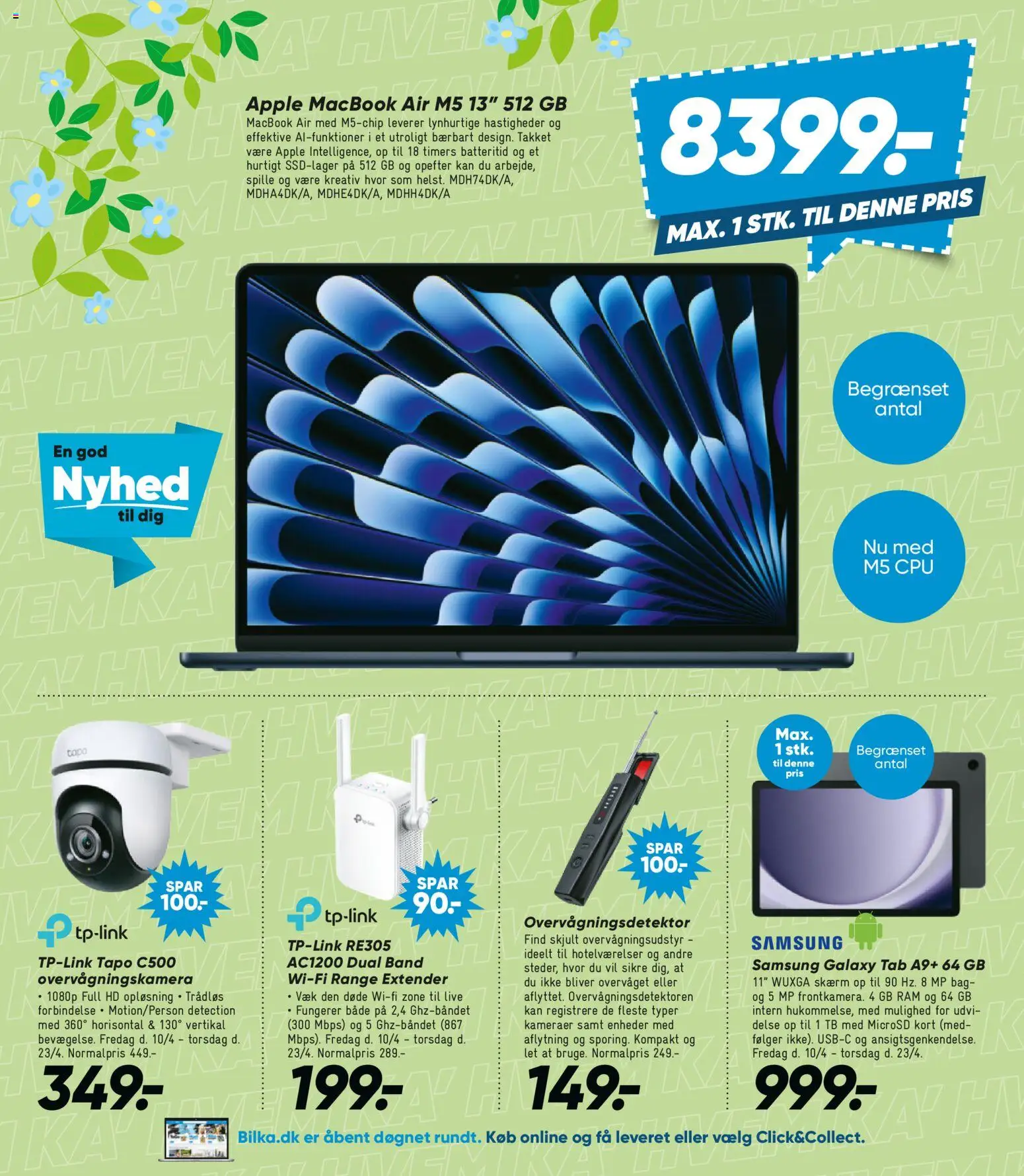 Bilka tilbudsavis – gyldig fra 10.04.2026 | Side: 32 | Produkter: RAM, Overvågningskamera, Kameraer, Søm