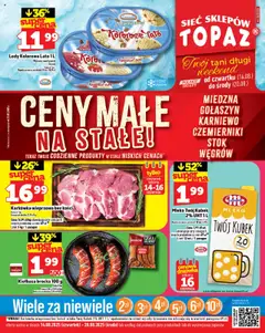 Pogląd oferty "Topaz Gazetka - Ceny małe na stałe" - ważna od 14.08.2025