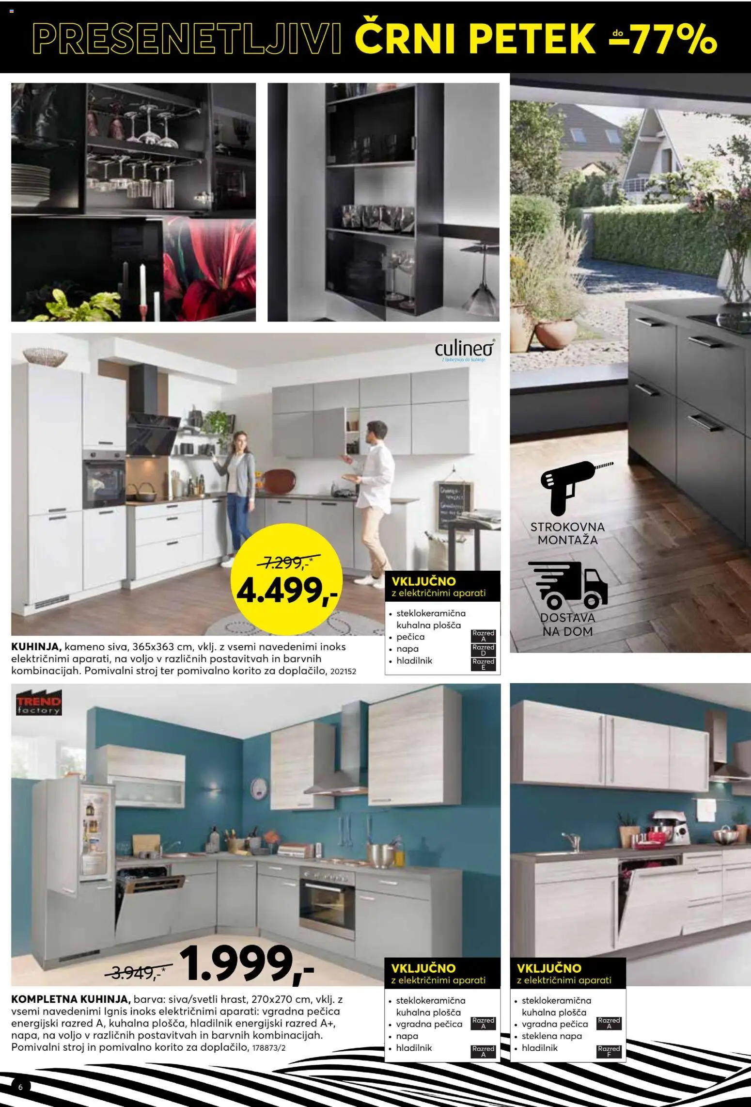 Novi Dipo katalog ponudbe – veljaven od 25.11.2025 | Stran: 6 | Izdelki: Pecica, Pomivalni stroj, Vgradna pečica, Barva