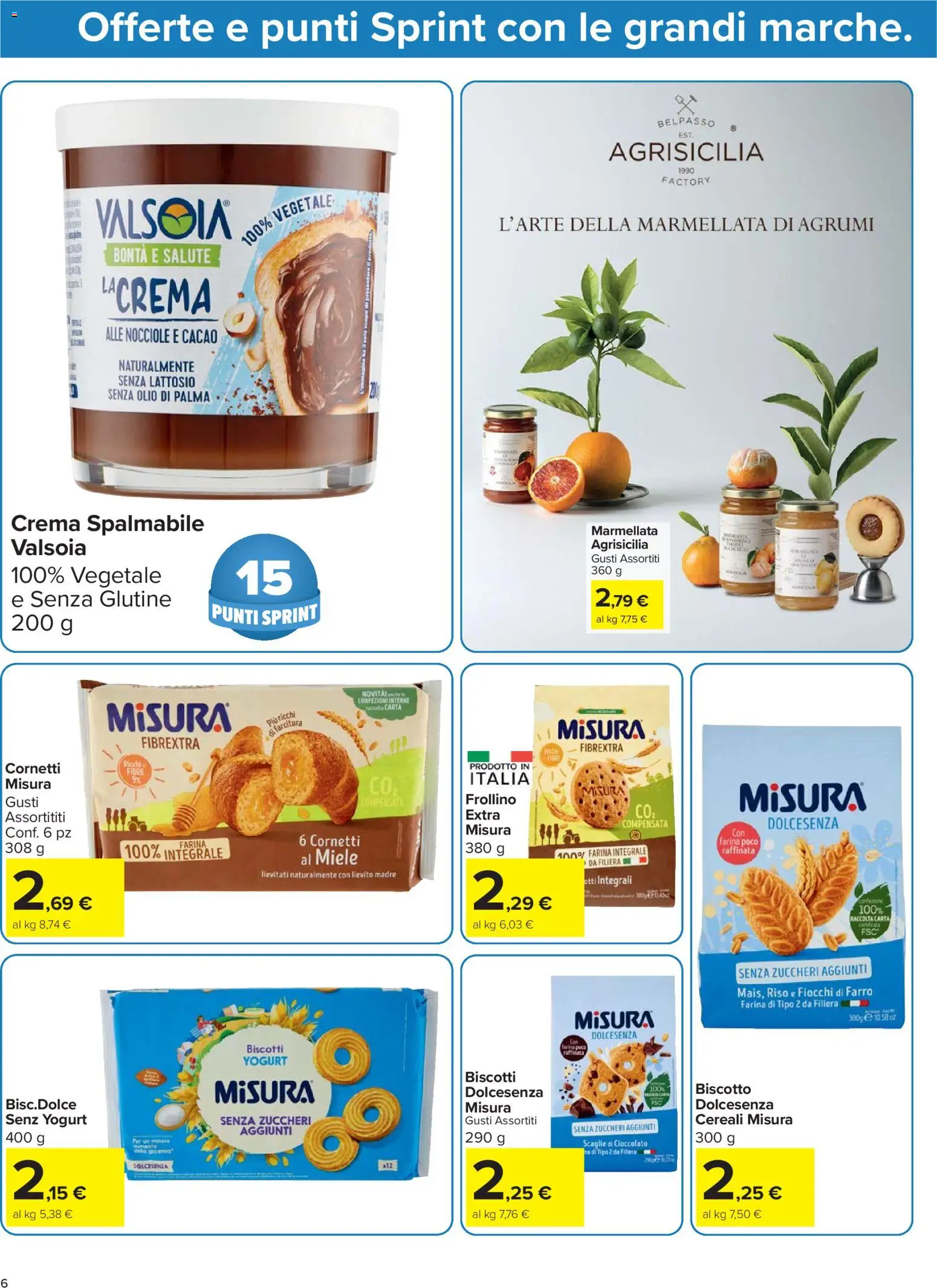 Volantino Carrefour del 07.04.2026 | Pagina: 6 | Prodotti: Riso, Agrumi, Nocciole, Cacao