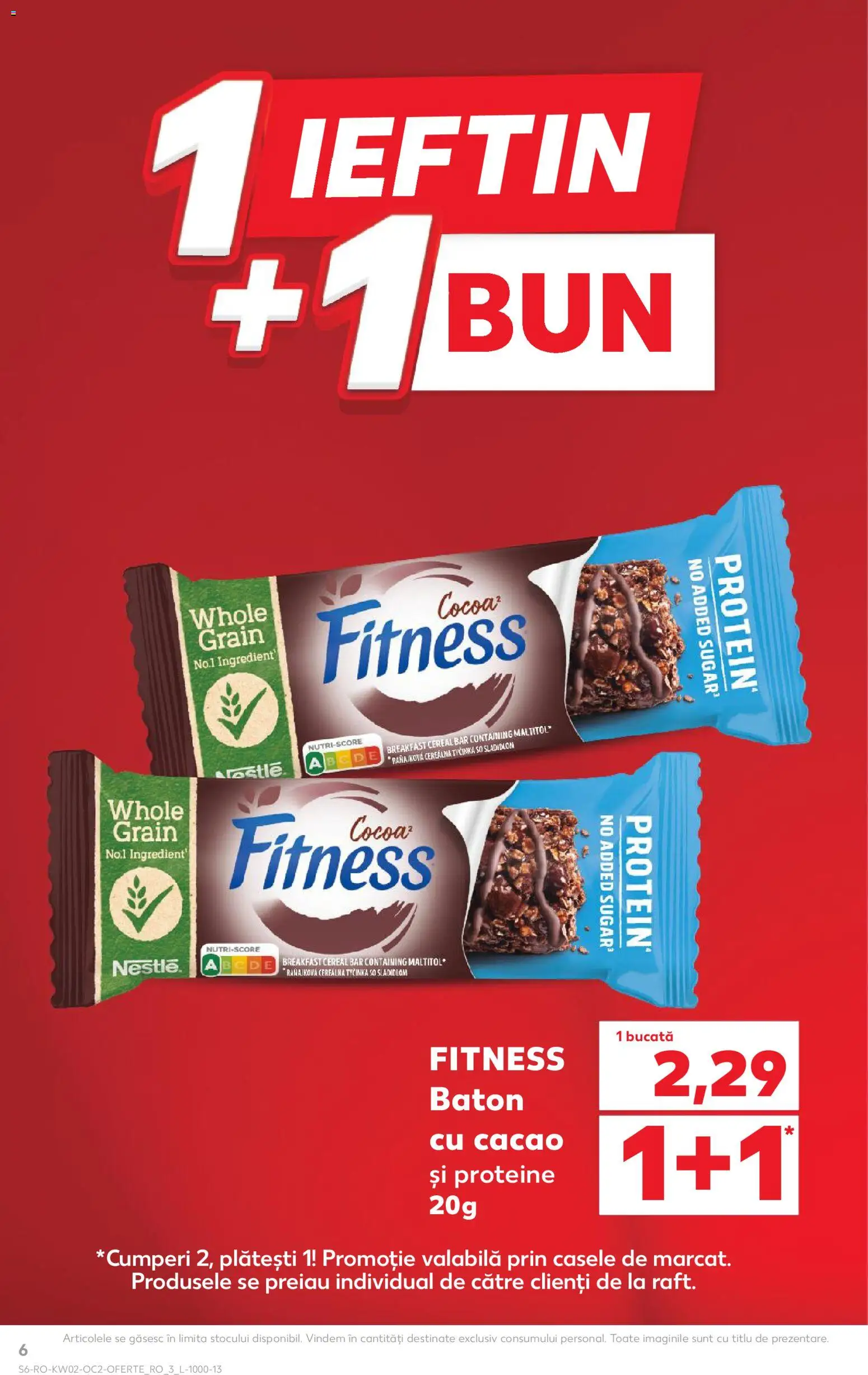 Kaufland RO akciós ujság - amely érvényes a következő dátumtól: 07.01.2026 | Oldal: 6 | Termékek: Protein, Só