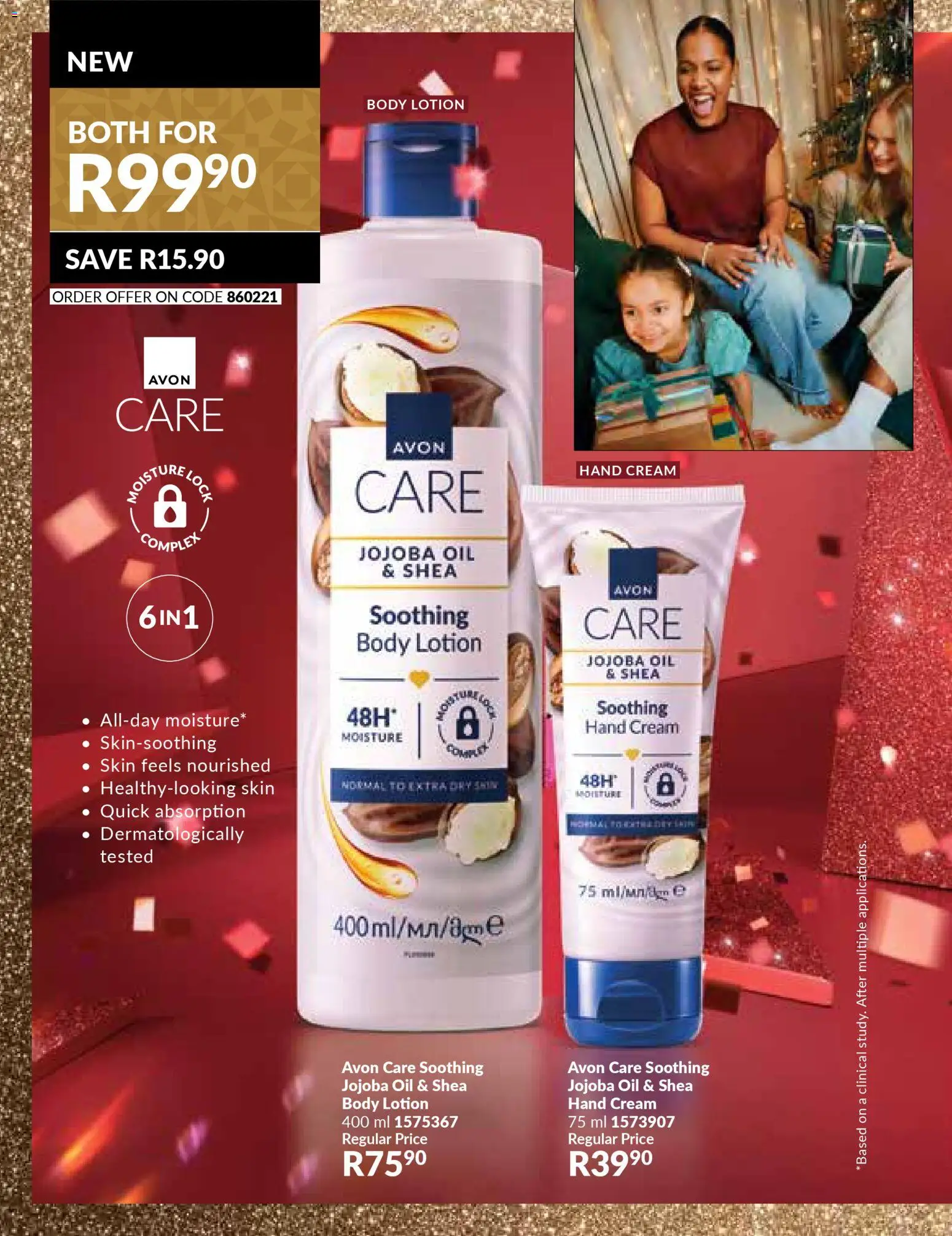 New Avon catalogue – valid from 01.12.2025 | Page: 18 | Products: Lock, Oil, Cream, Lotion
