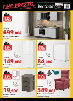 Anteprima del volantino Brico io - Black Friday valido a partire dal 13.11.2025 | Pagina: 2 | Prodotti: Mobile, Braccioli, Cassettiera, Poltrona