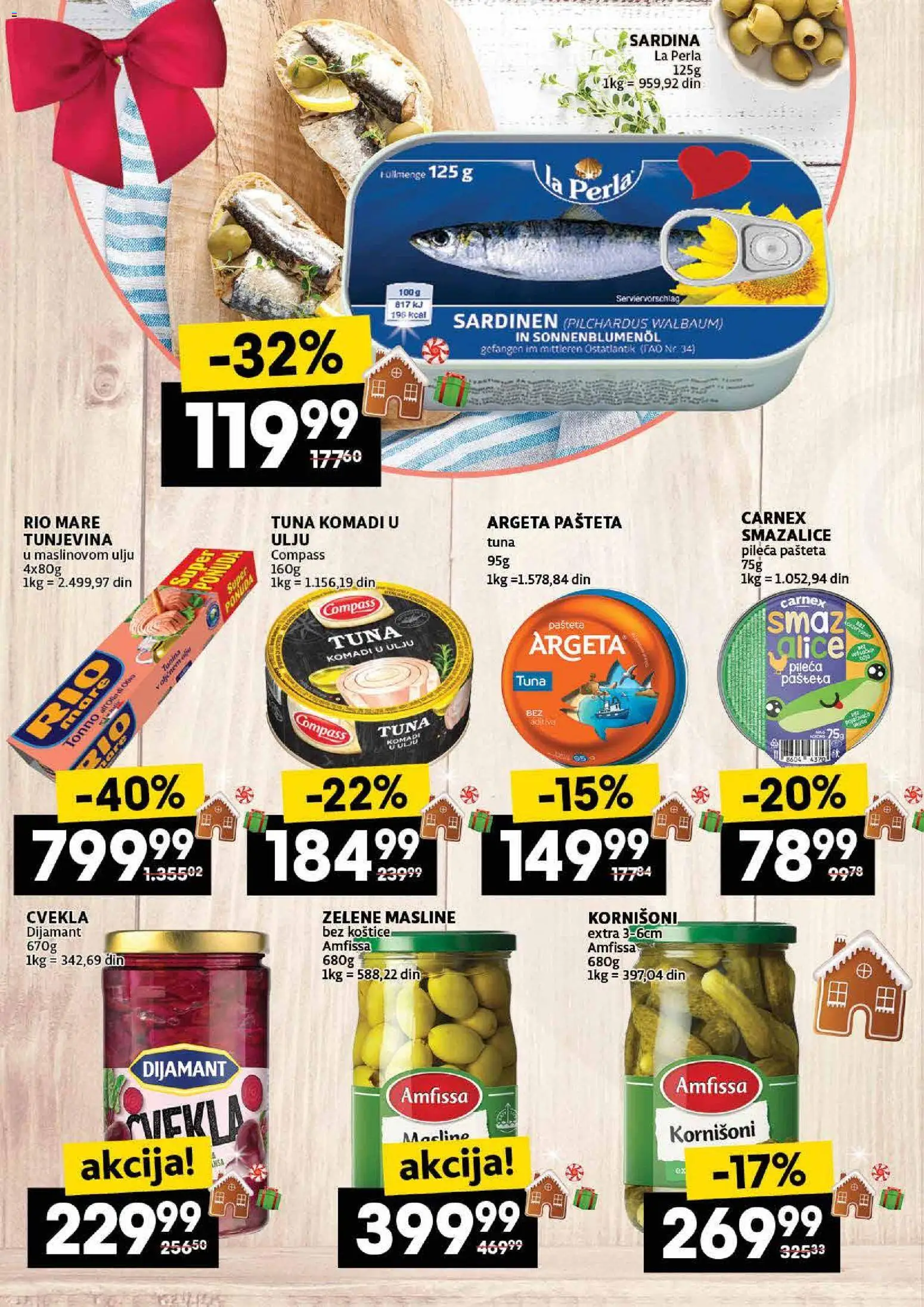 Idea katalog - važi od 04.12.2025 | Strana: 16 | Proizvode: Cvekla, Kornišoni, Rio mare, Sardina