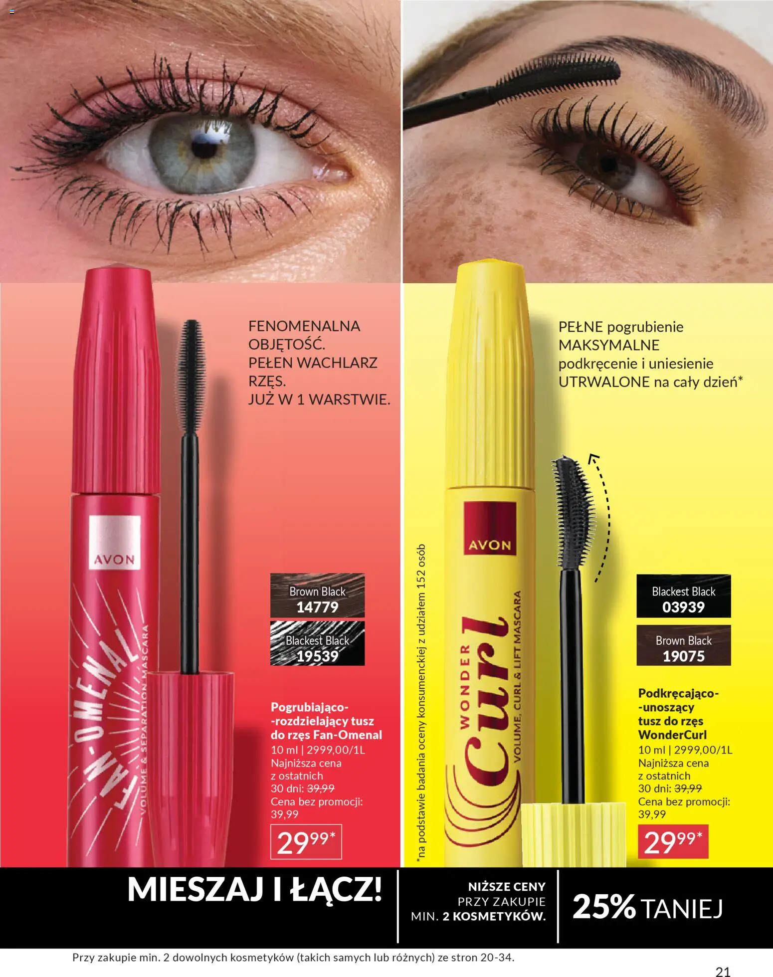 Avon Katalog mini od 16.02.2026 | Strona: 21 | Produkty: Tusz do rzęs