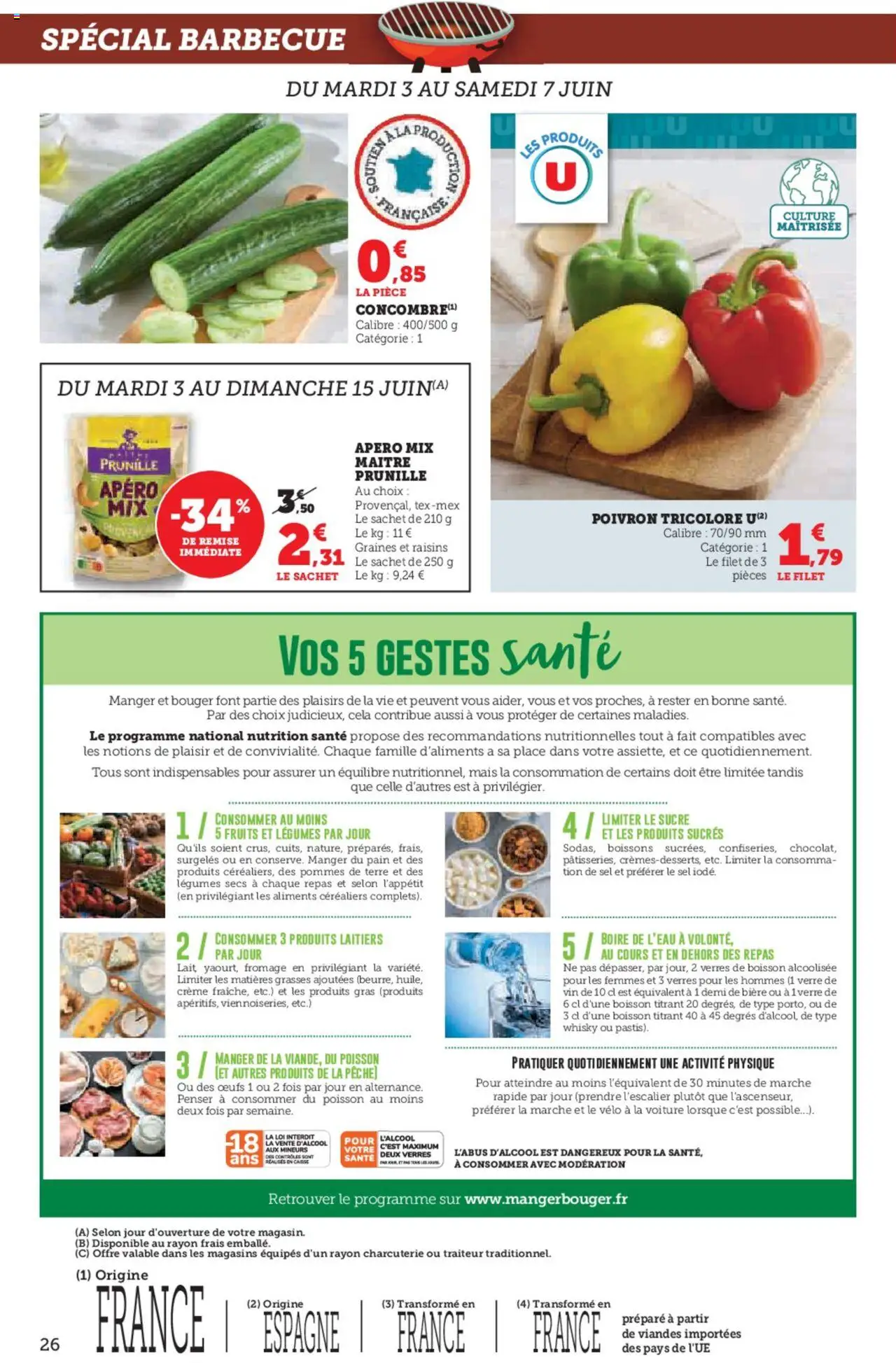  | Page: 26 | Produits: Sucre, Pêche, Barbecue, Sel