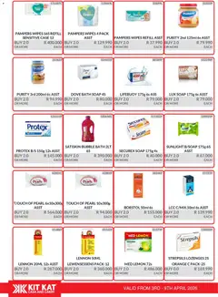 KIT KAT Cash & Carry specials catalogue – valid from 03.04.2026 | Page: 25 | Products: Custard, Bath, Lozenges, Soap