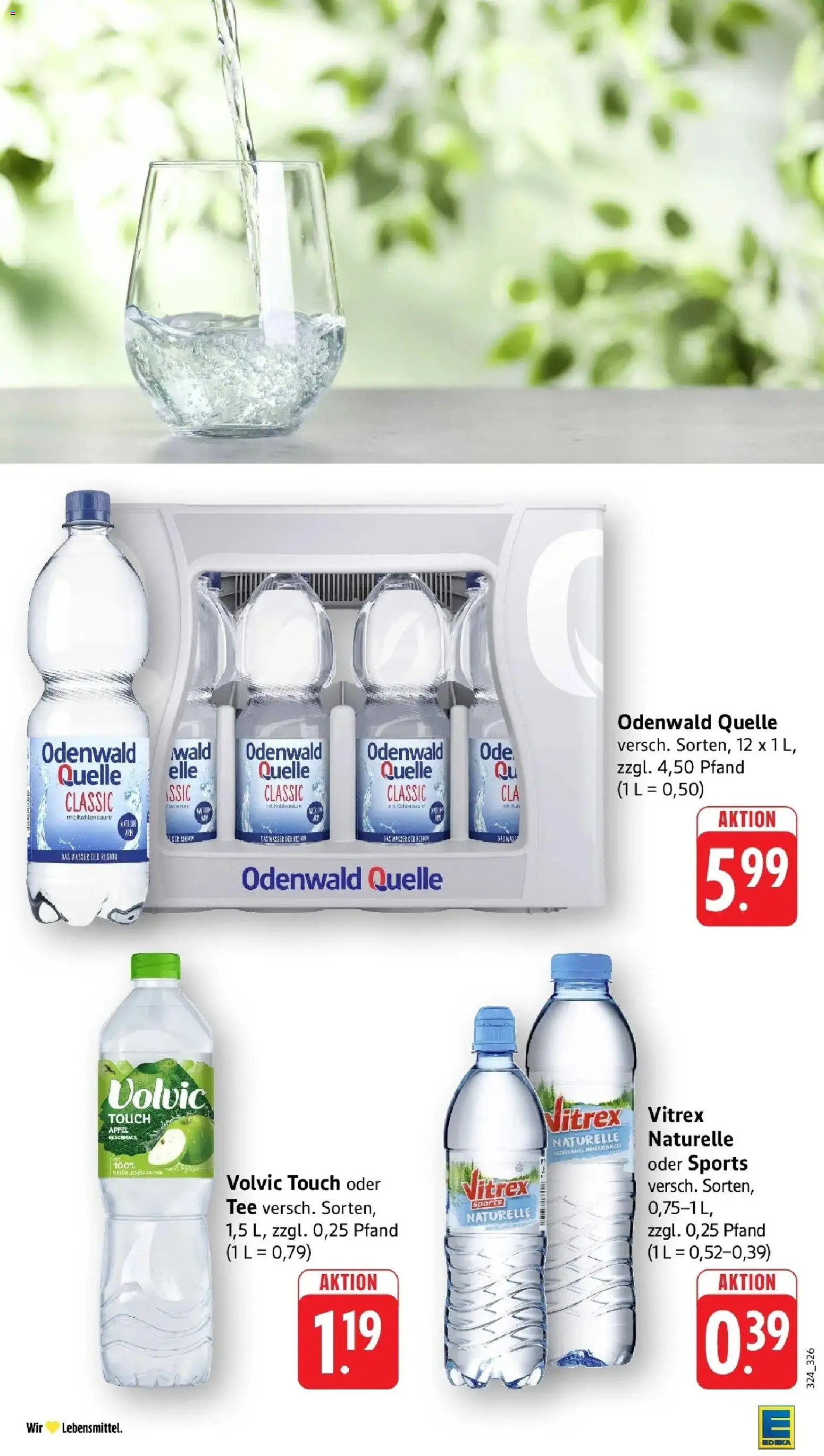 Edeka prospekt Weinheim	 – gültig ab 20.04.2026 | Seite: 30 | Produkte: Äpfel, Volvic touch, Mineralwasser, Tee