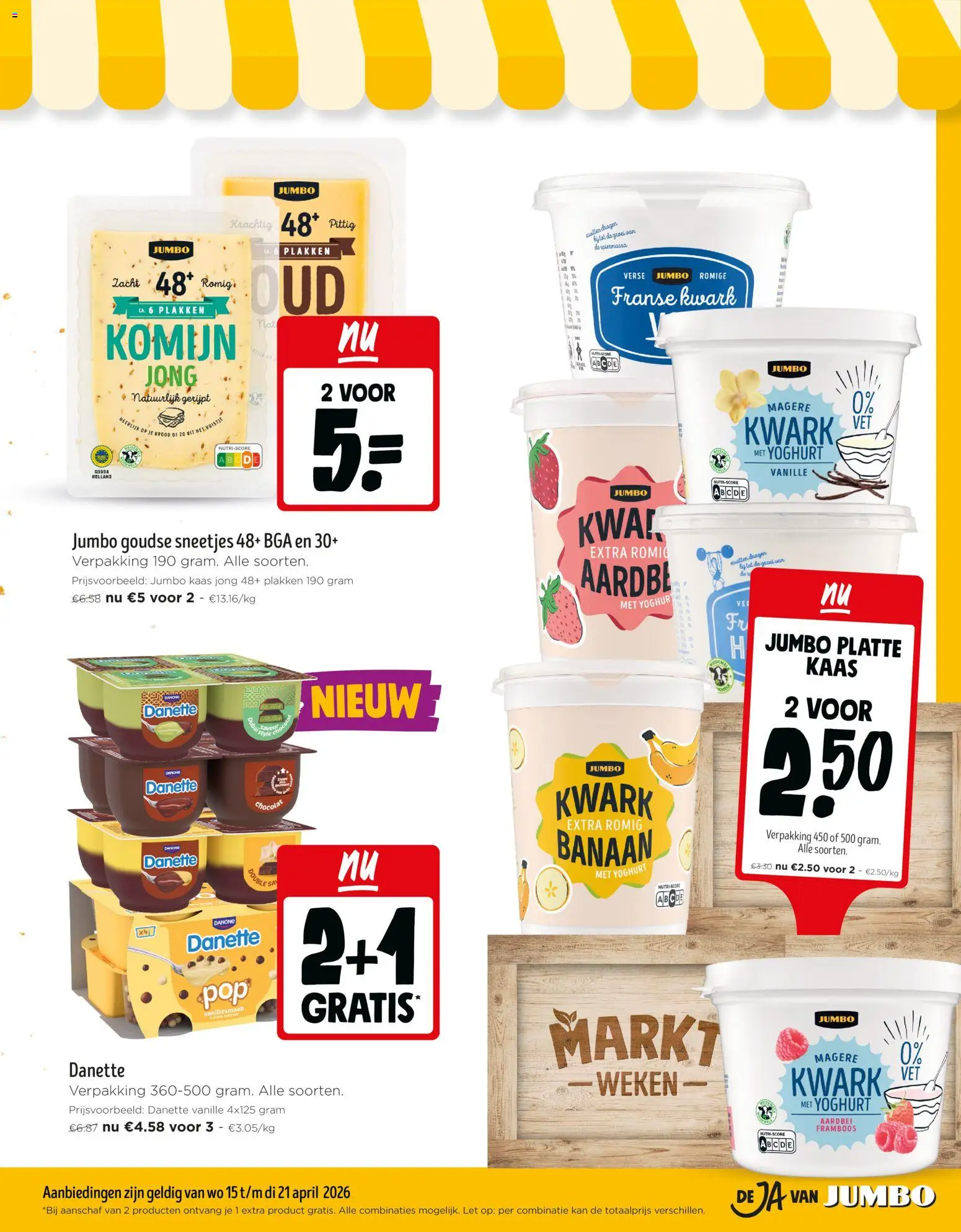 {H1} | Pagina: 3 | Producten: Komijn, Banaan, Kaas, Brood