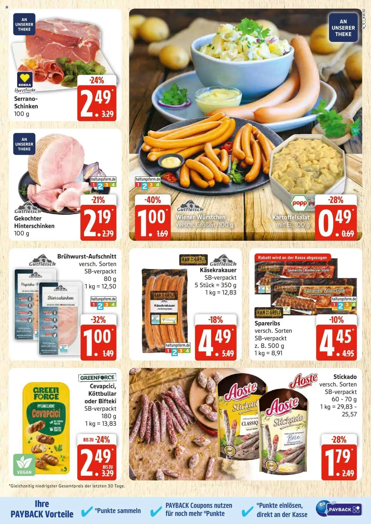 Edeka prospekt Rostock	 - gültig ab dem 20.07.2025 | Seite: 9 | Produkte: Grill, Theke, Pane, Serrano schinken