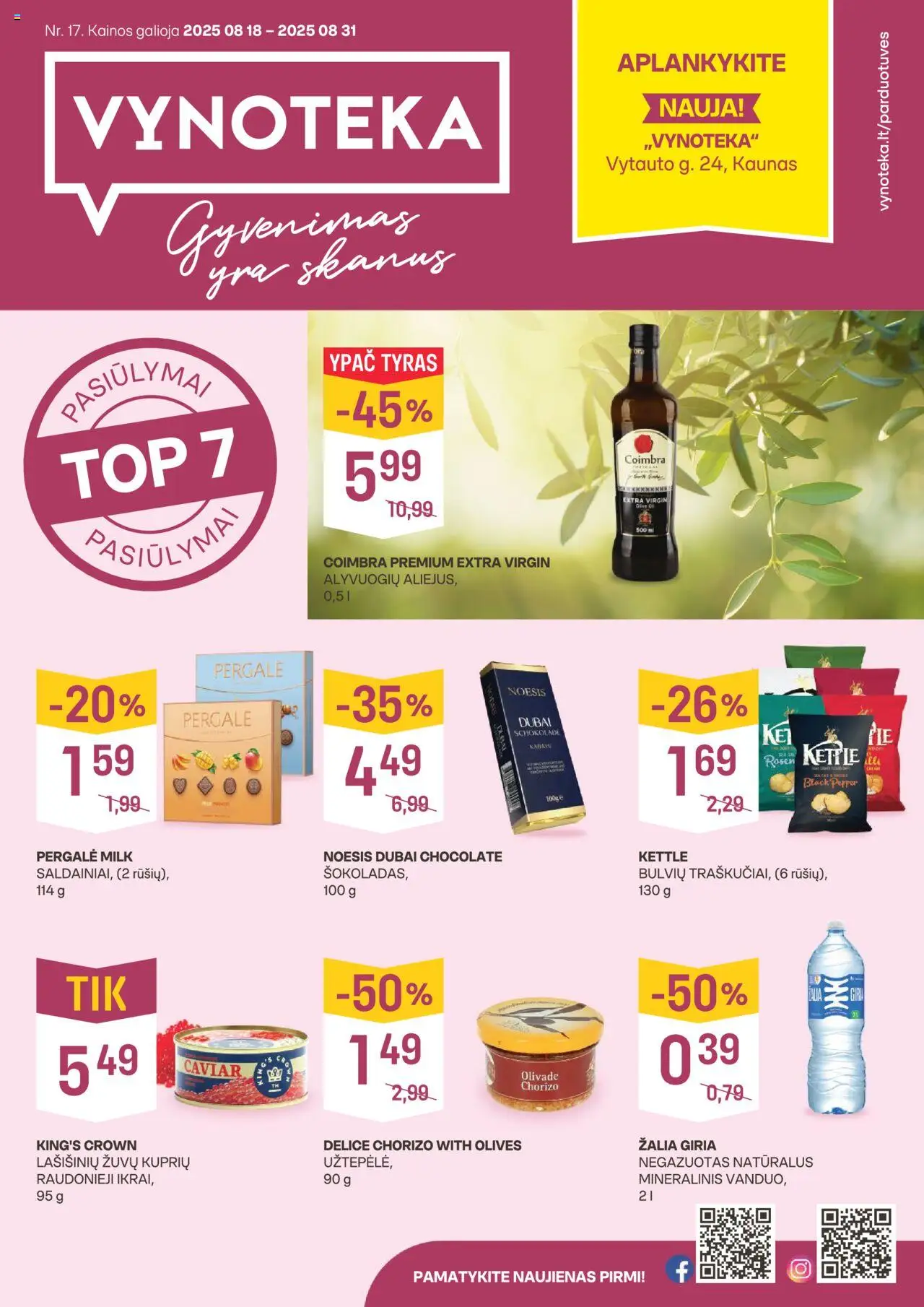 VYNOTEKA - Leidinys│galioja nuo 18.08.2025 | Puslapis: 1