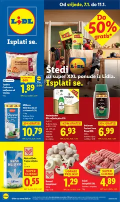 Lidl - Ponuda - Pregled kataloga iz trgovine Lidl, vrijedi od 07.01.2026