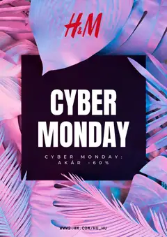 H&M Cyber Monday - amely érvényes a következő dátumtól: 01.12.2025
