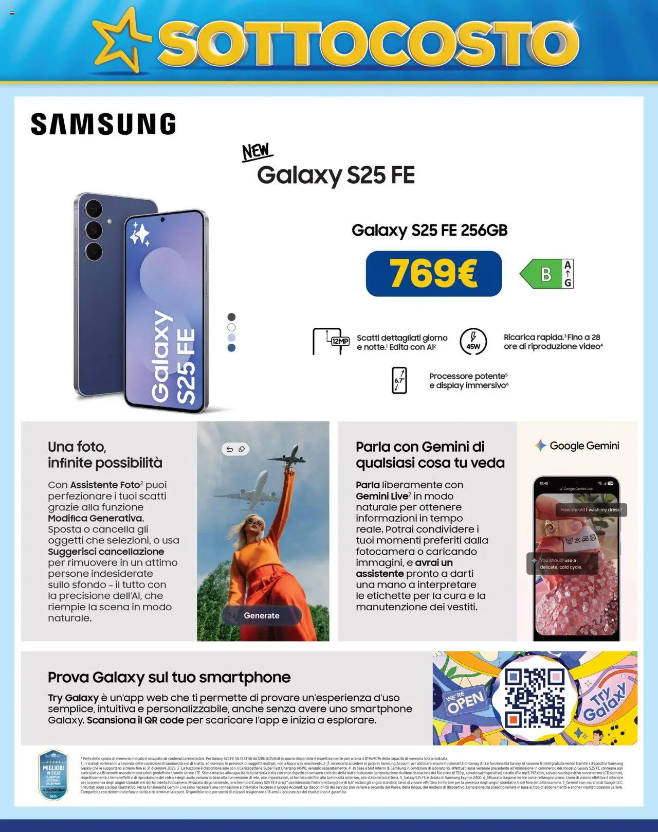 Volantino Euronics del 12.09.2025 | Pagina: 10 | Prodotti: Smartphone, Audio, Batteria, Caricabatterie