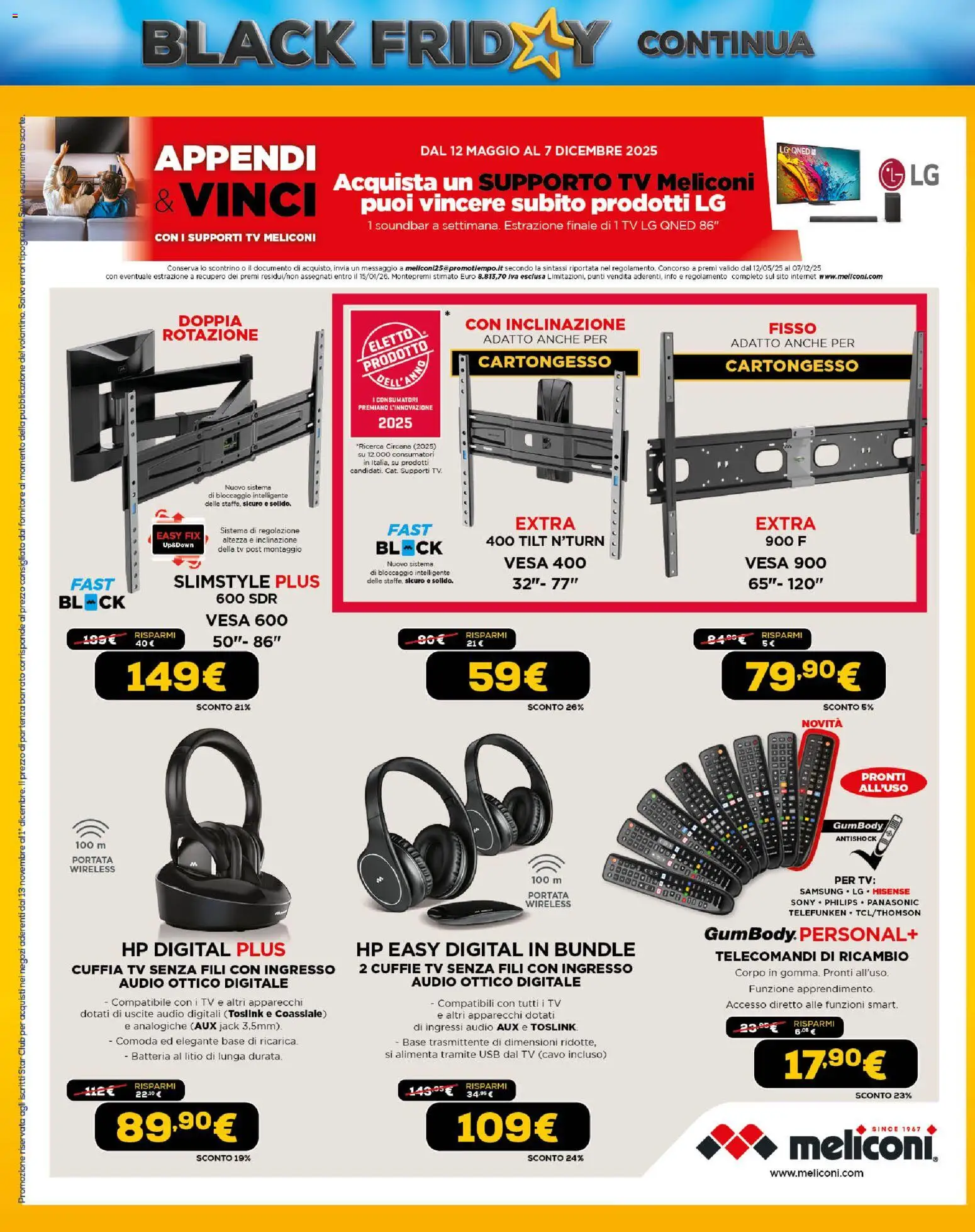 Volantino Euronics del 13.11.2025 | Pagina: 4 | Prodotti: Soundbar, Audio, Cavo, Batteria