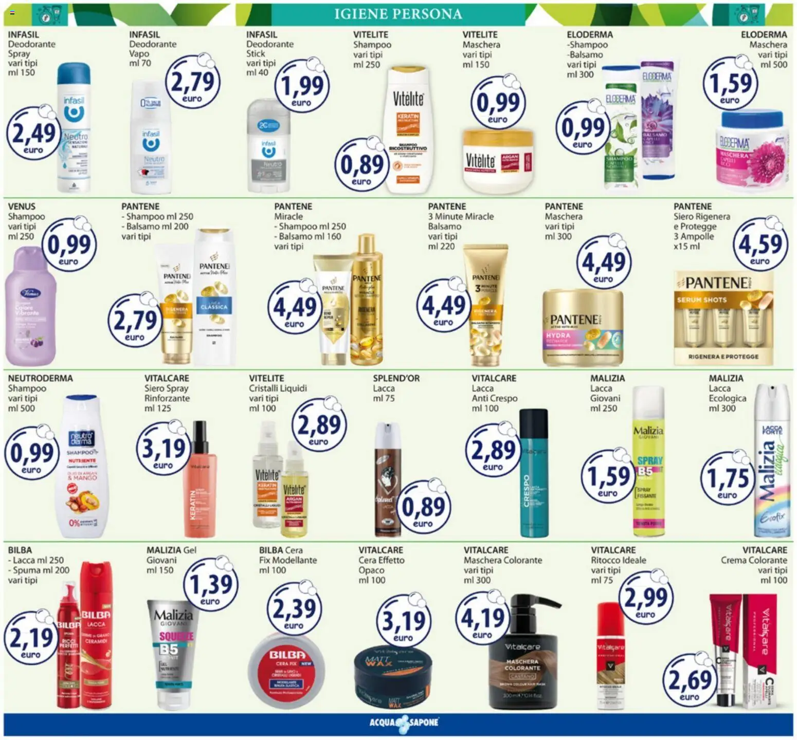 Volantino Acqua e Sapone del 23.03.2026 | Pagina: 7 | Prodotti: Maschera, Lacca, Sapone, Mango
