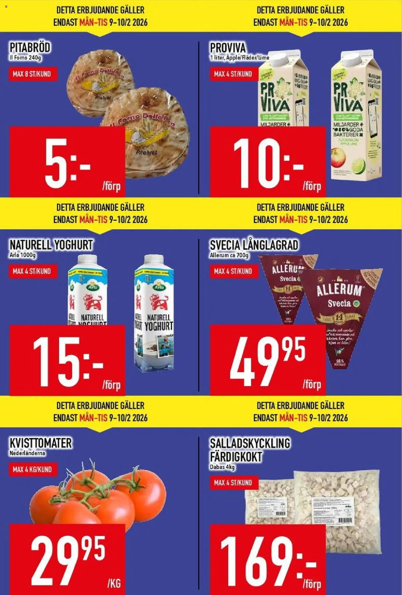 Matdax reklamblad aktuell från 09.02.2026 | Sida: 2