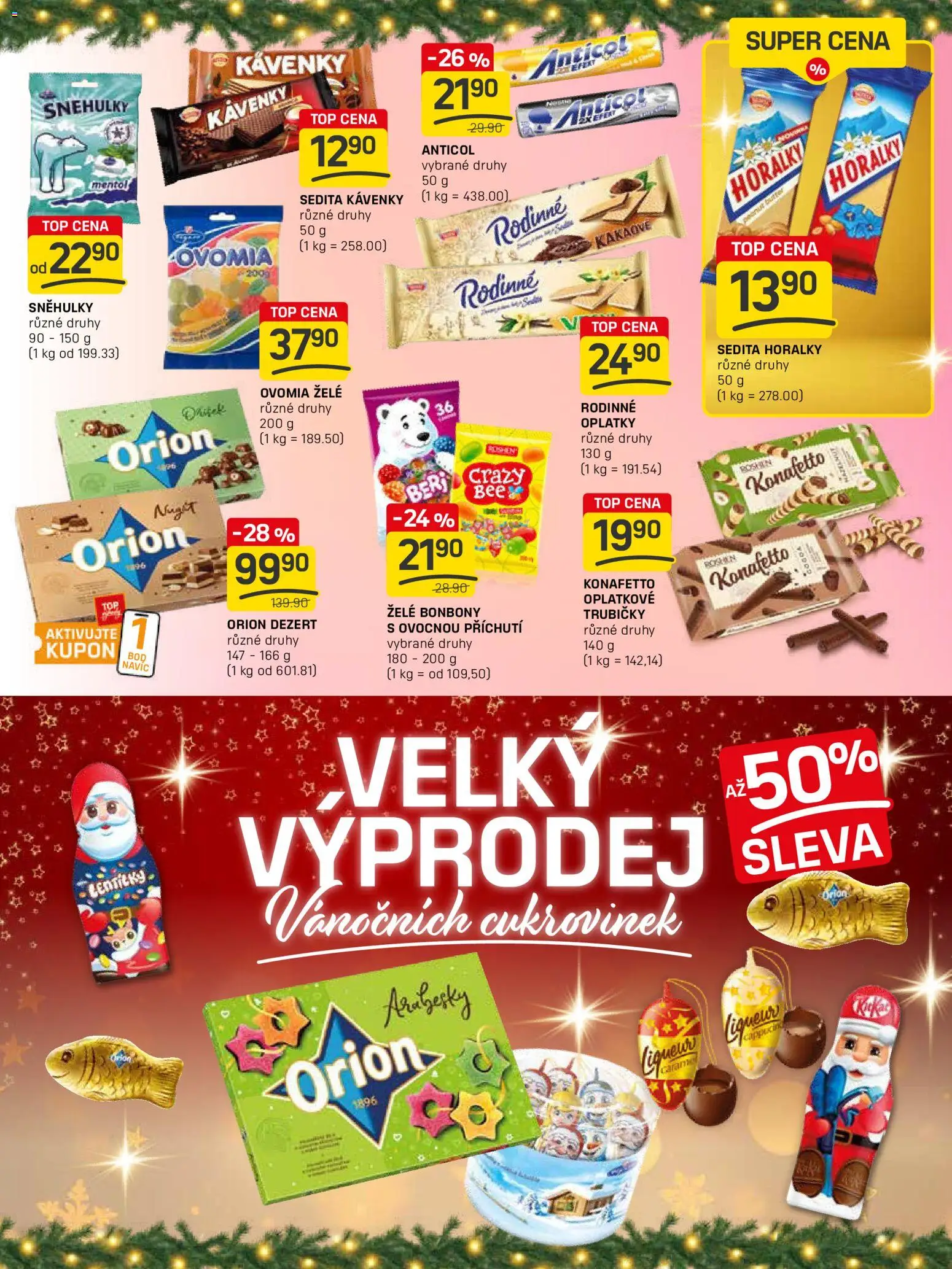 Flop leták - FlopTop od 22.12.2025 | Strana: 9 | Produkty: Bonbóny, Horalky, Želé bonbóny, Lentilky