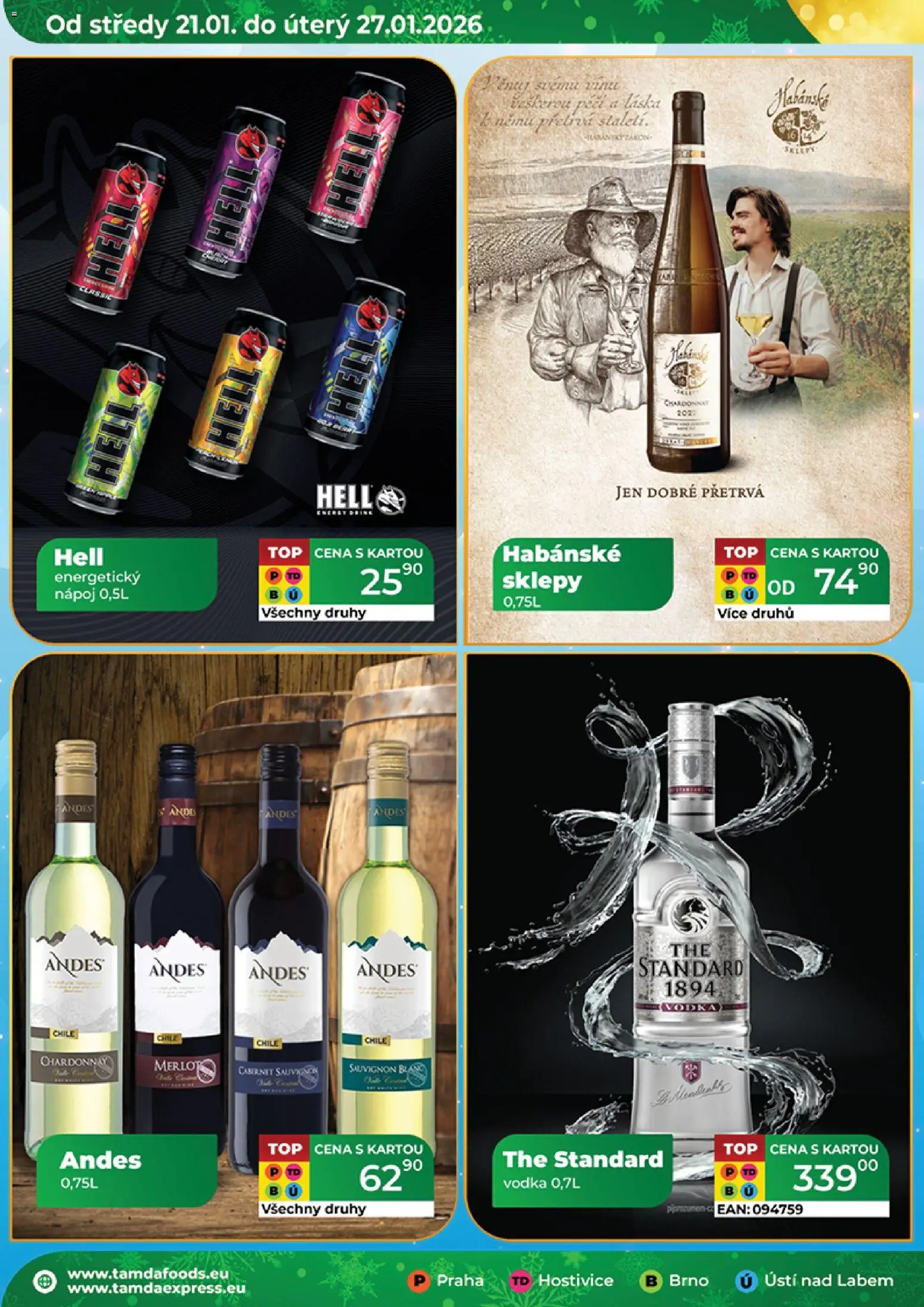 Tamda Foods leták od 21.01.2026 | Strana: 24 | Produkty: Vodka, Merlot