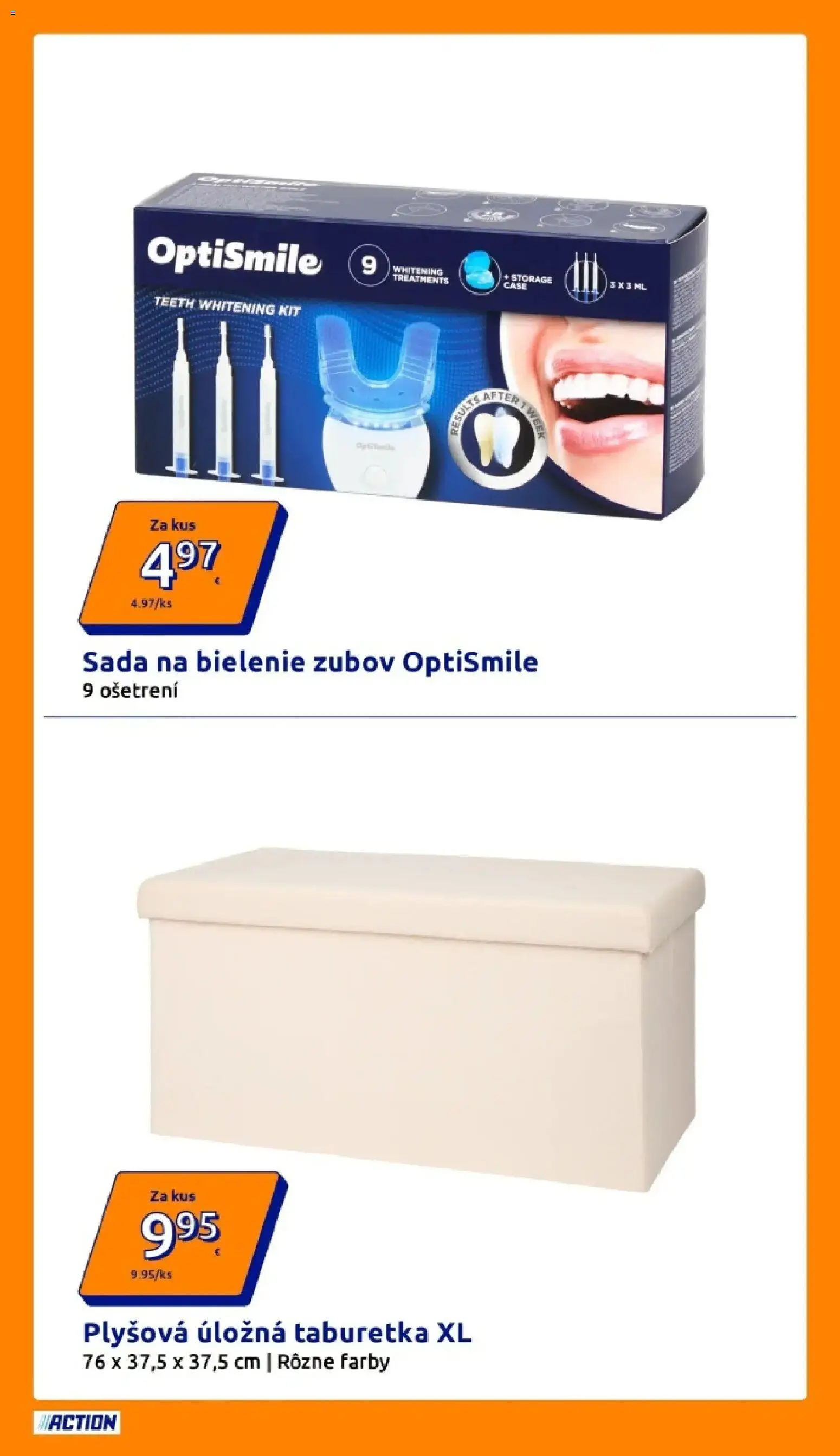 Nové Action akcie – leták je platný od 03.03.2026 | Strana: 22 | Produkty: Taburetka