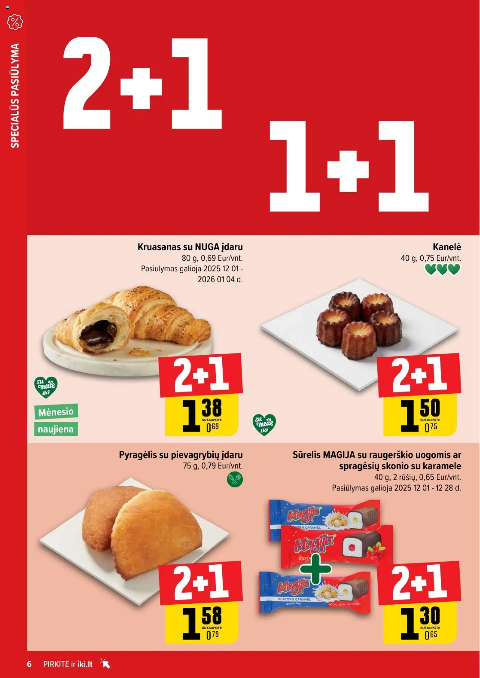 IKI akcijos nuo 15.12.2025 | Puslapis: 6 | Prekių: Sūrelis