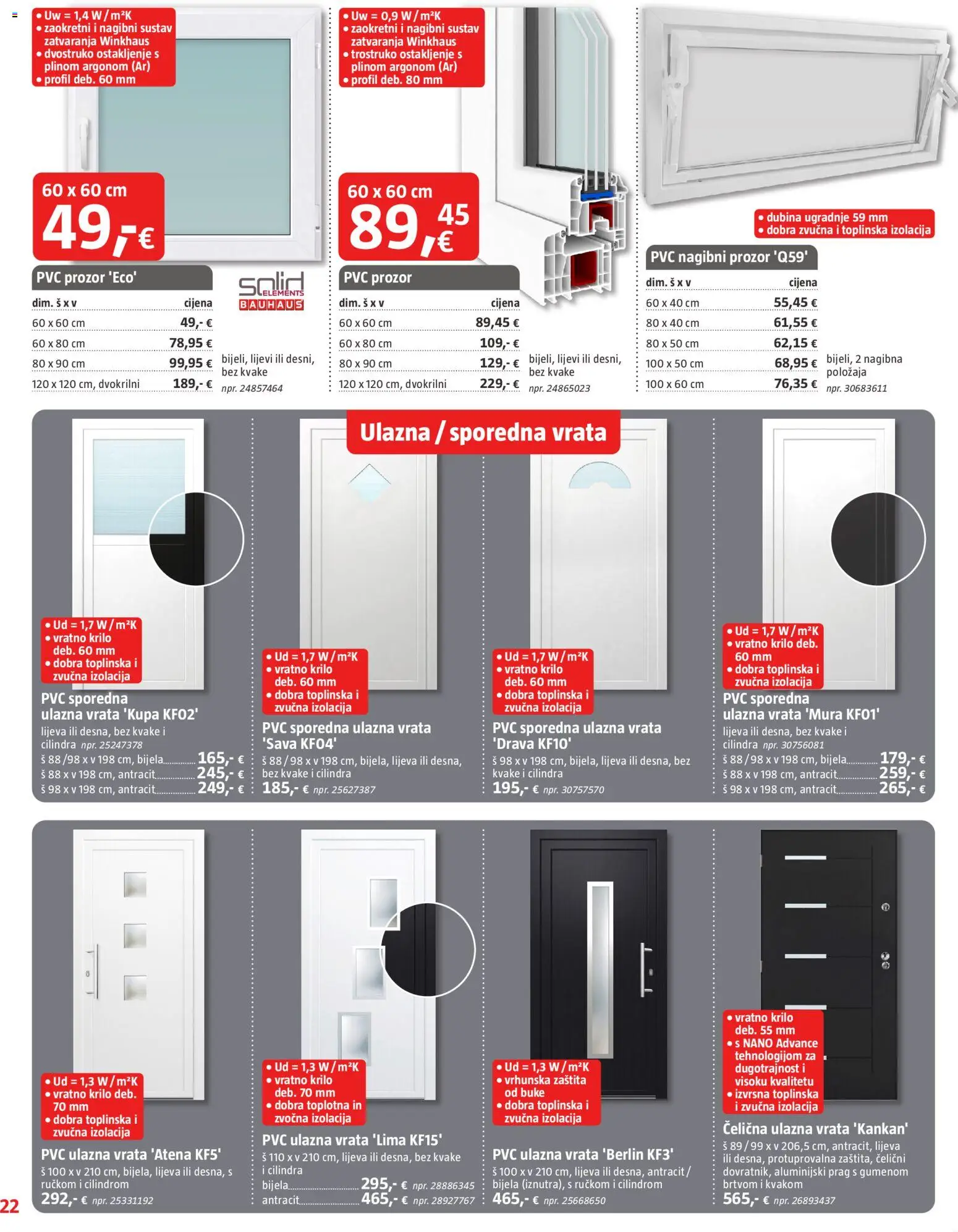 Bauhaus katalog | vrijedi od 01.04.2026 | Stranica: 22