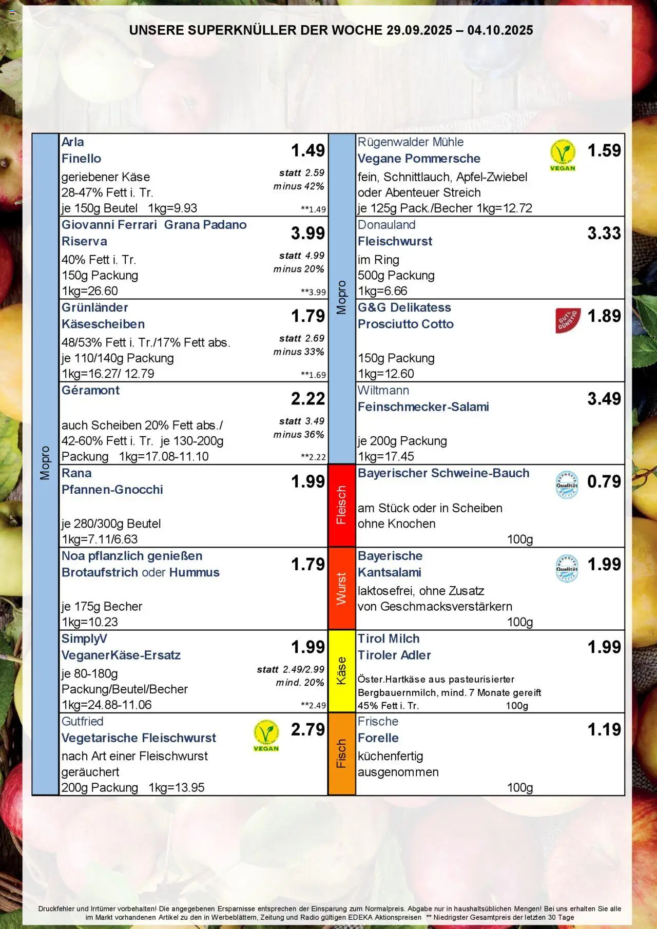 Simmel - Bayern – gültig ab 29.09.2025 | Seite: 6 | Produkte: Mühle, Grunlander, Wurst, Fleisch