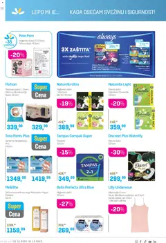 Lilly drogerie katalog - pregled Lilly drogerie kataloga - važi od 01.12.2025 | Strana: 28 | Proizvode: Higijenski ulošci, Krema, Gaćice