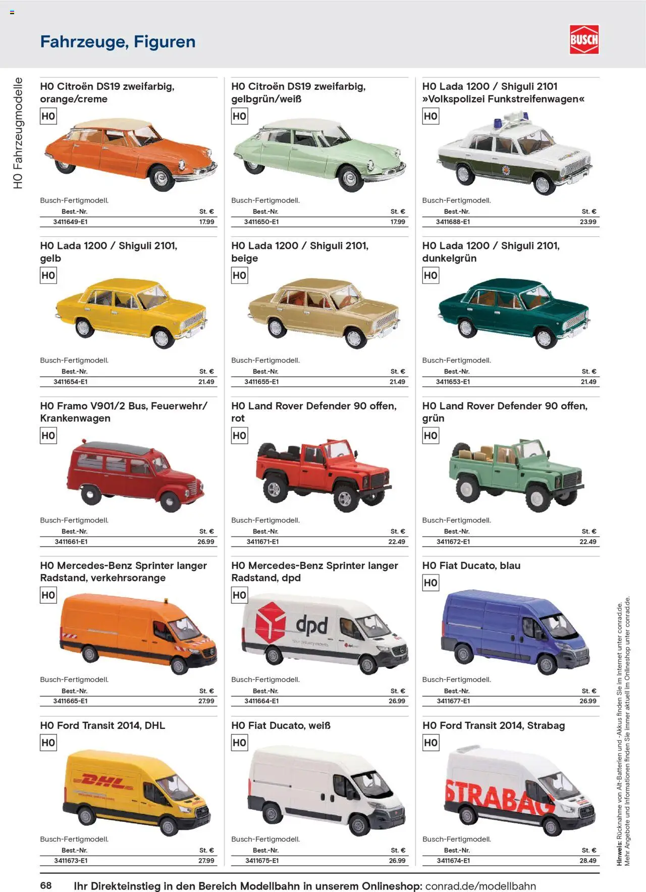 Conrad  Modellbahn Katalog – gültig ab 25.08.2025 | Seite: 70