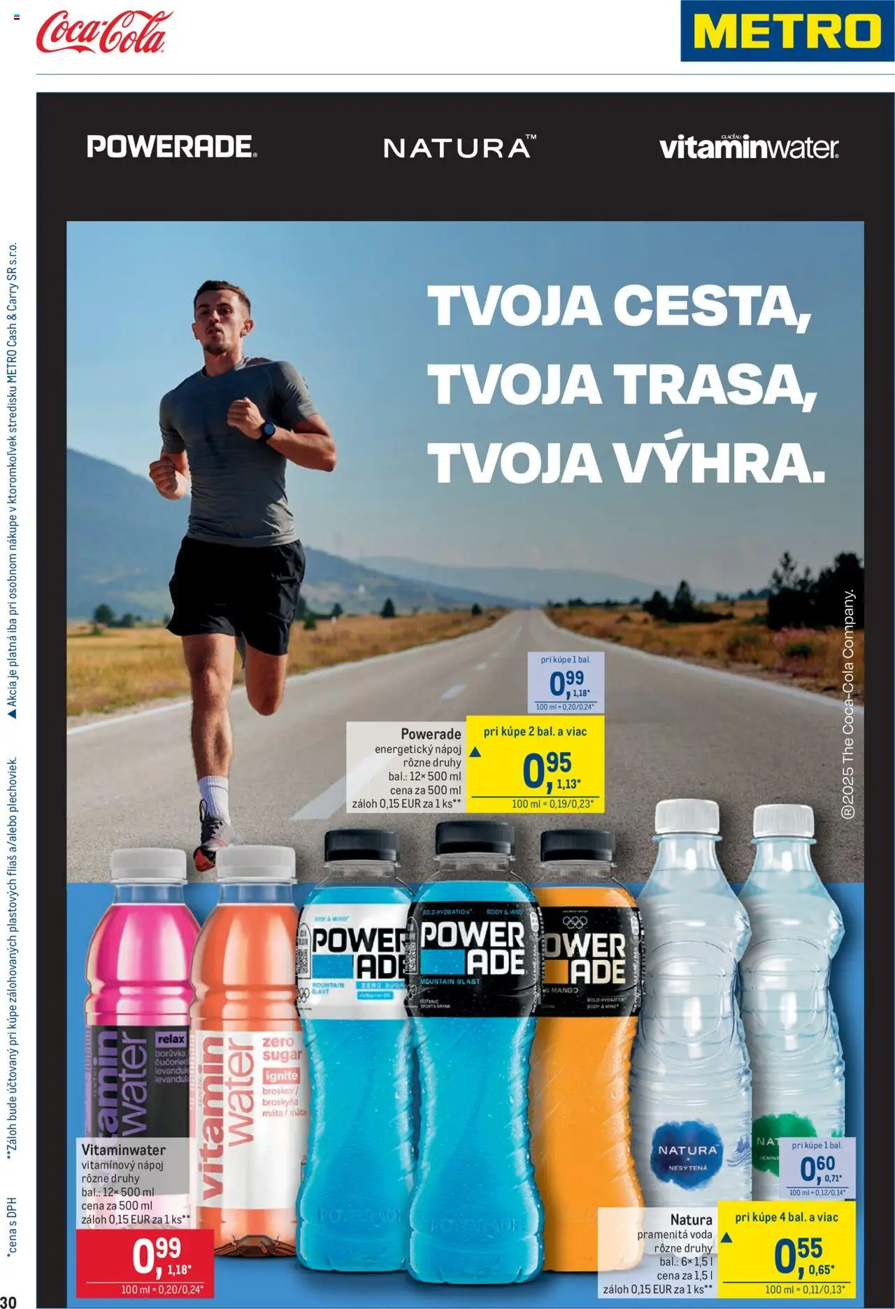 Nové Metro akcie – leták je platný od 27.08.2025 | Strana: 30 | Produkty: Pero, Voda, Mango, Energetický nápoj