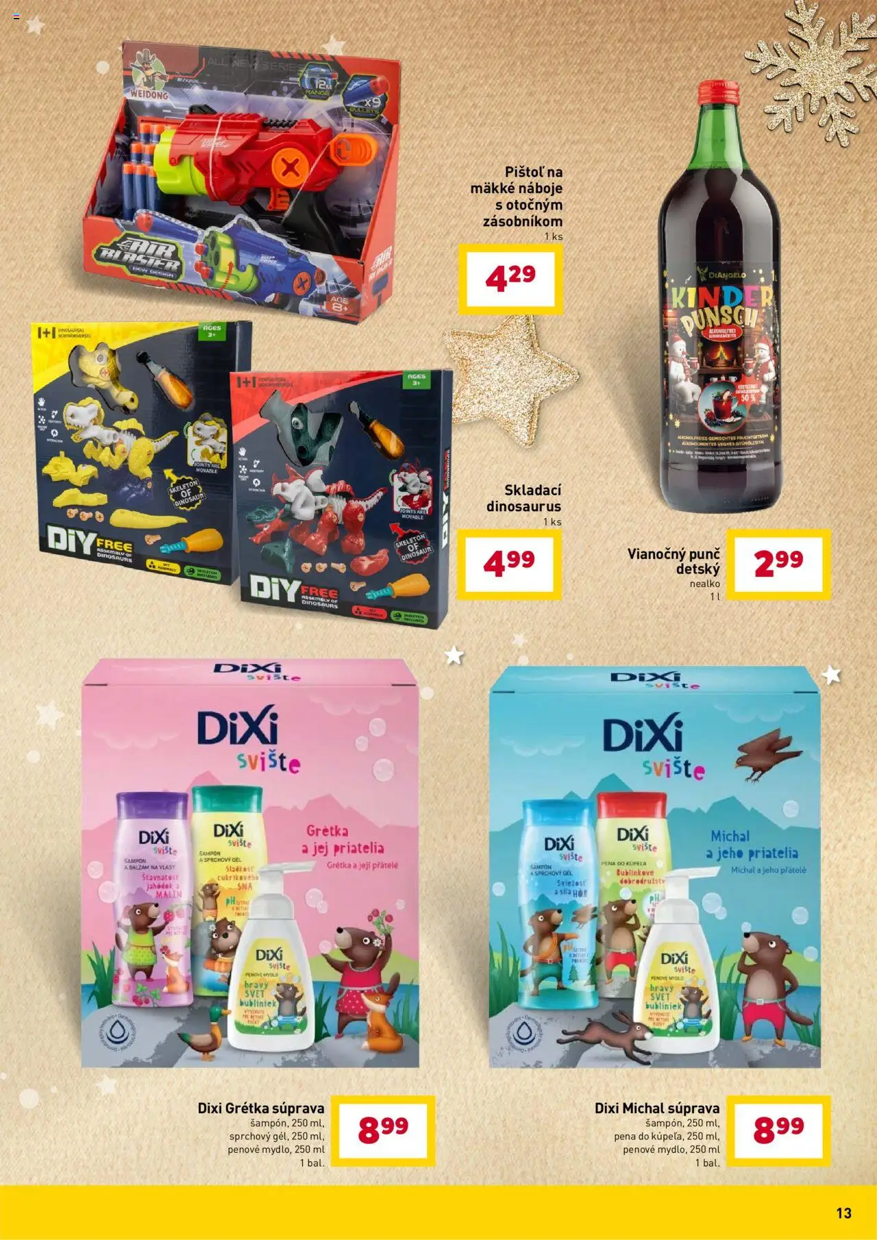 Nové Billa akcie – leták je platný od 15.10.2025 | Strana: 13 | Produkty: Šampón, Sprchový gél, Pena do kúpeľa