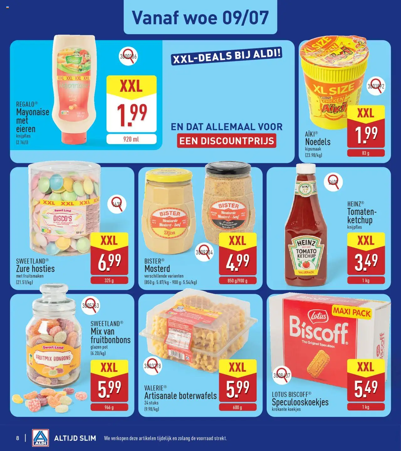  | Pagina: 8 | Producten: Ketchup, Koekjes, Keksajt, Pot