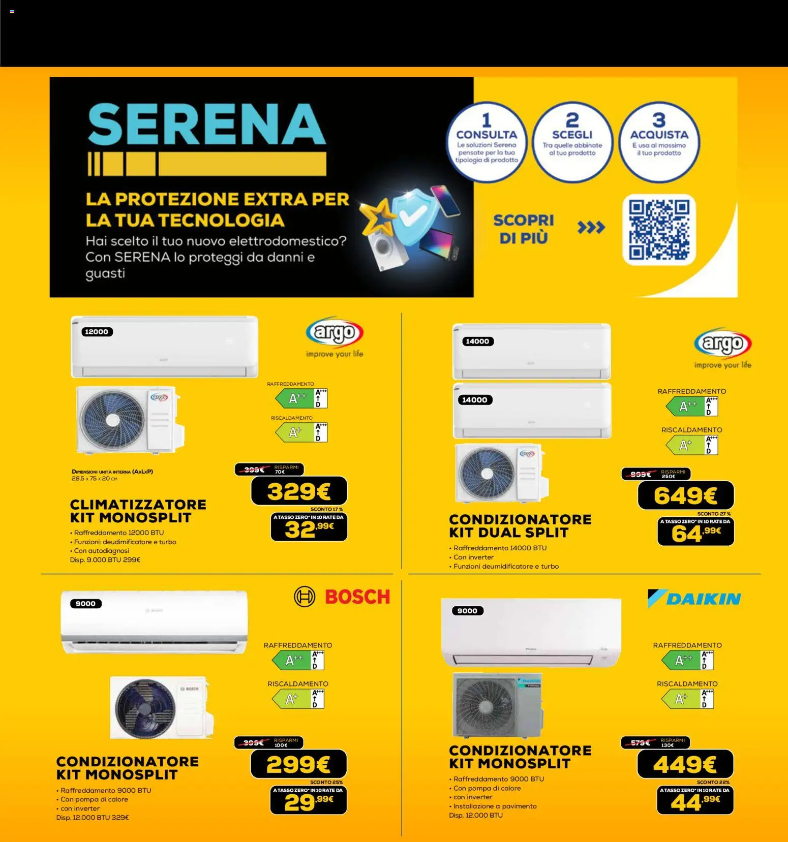 Volantino Euronics del 26.11.2025 | Pagina: 70 | Prodotti: Climatizzatore, Deumidificatore, Pavimento, Condizionatore