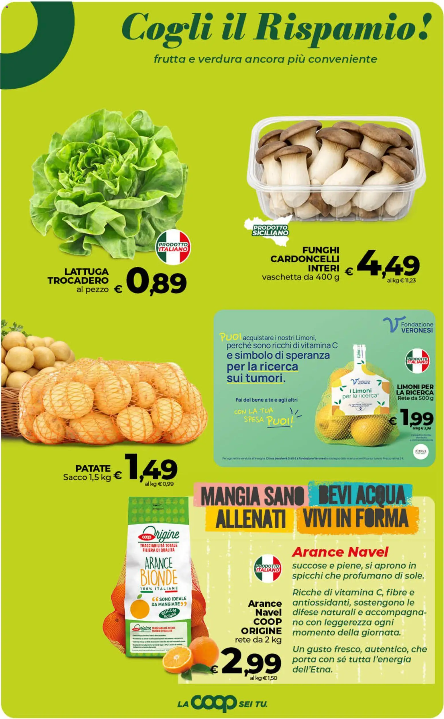 Volantino Ipercoop del 07.04.2026 | Pagina: 29 | Prodotti: Arance, Acqua, Frutta, Funghi