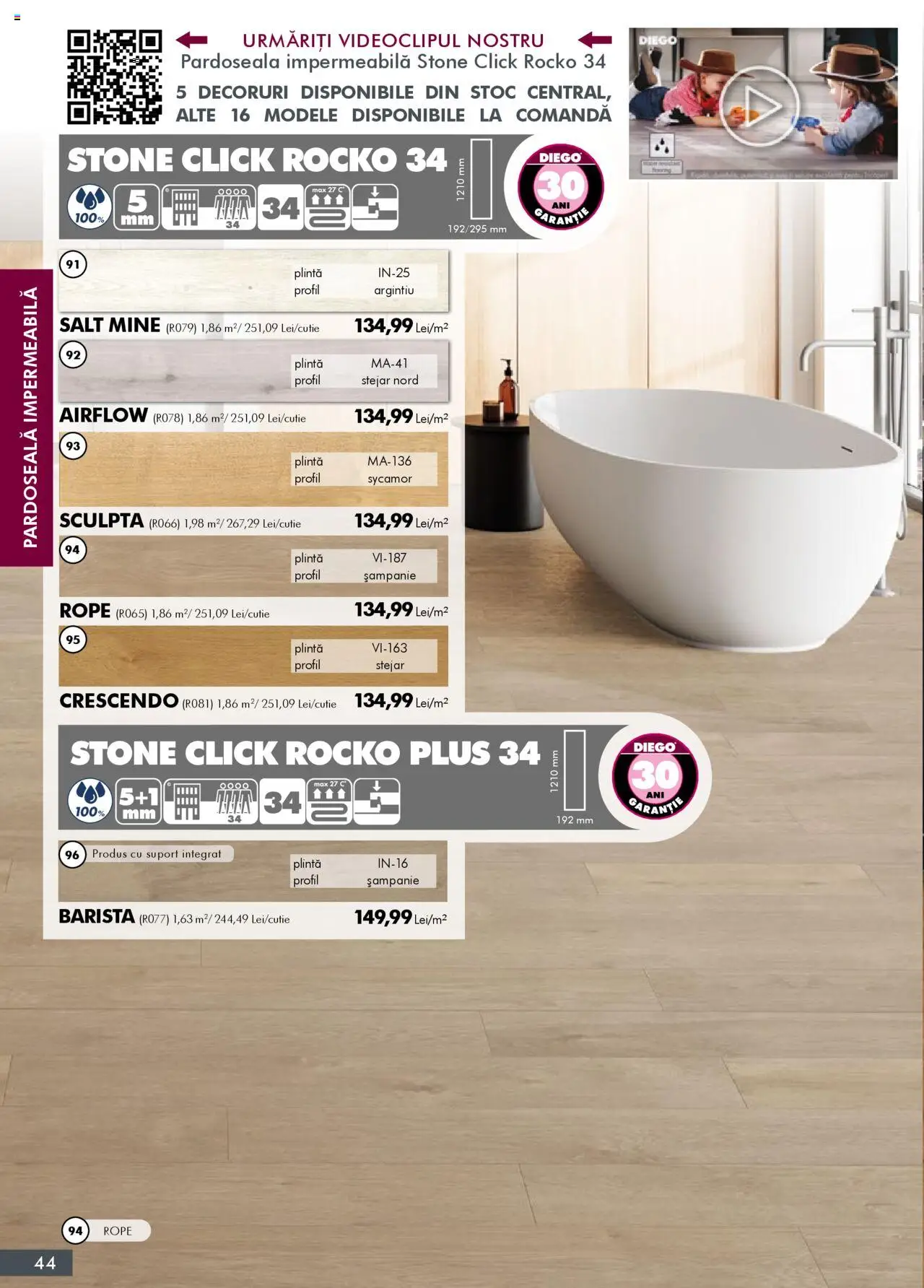 Noul catalog Diego – valabil de la 01.10.2025 | Pagină: 44 | Produse: Pardoseală