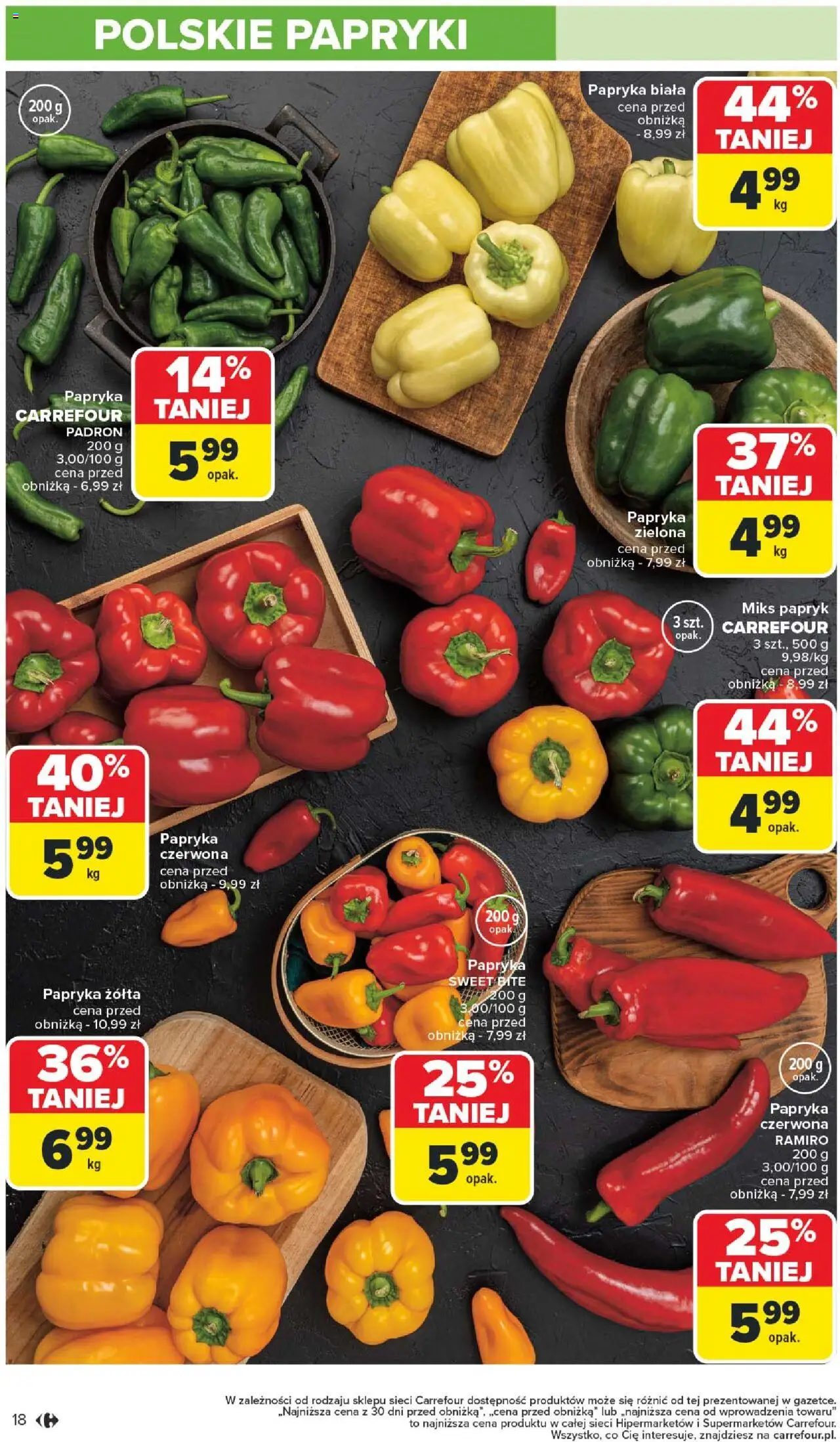 Carrefour Gazetka od 18.08.2025 | Strona: 20 | Produkty: Papryka, Papryka czerwona