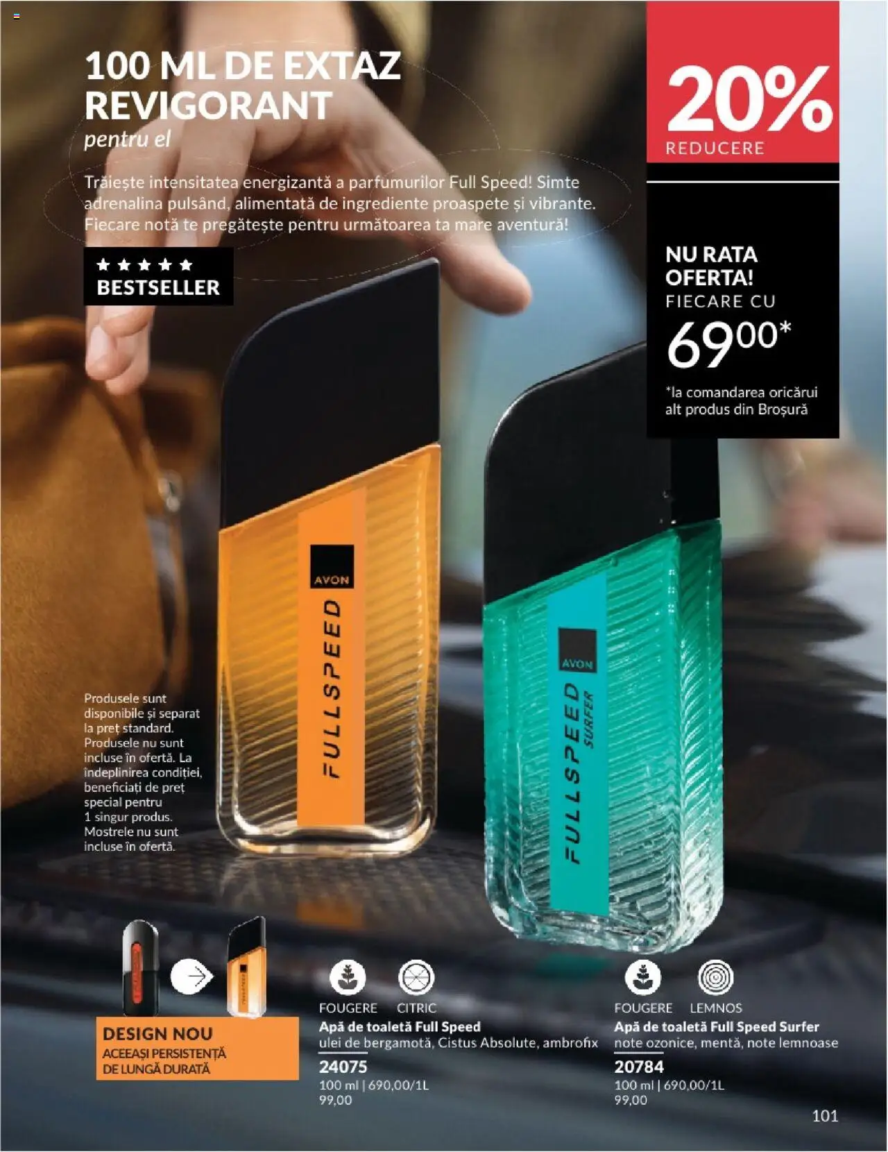 Catalog Avon - 08 2025 – valabil de la 01.08.2025 | Pagină: 101 | Produse: Parfum, Rață, Ulei, Apă