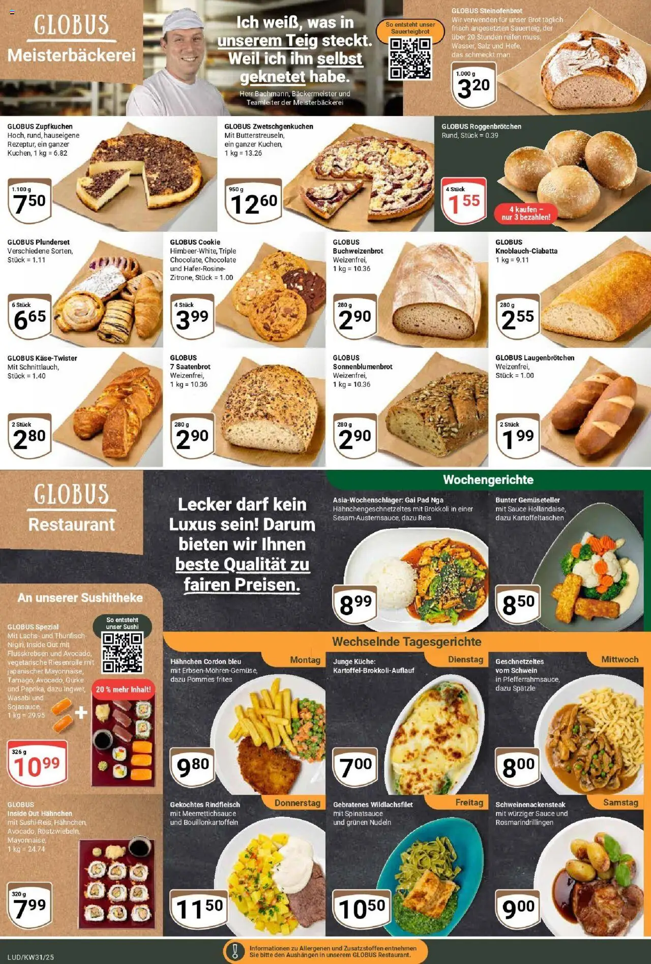 Globus prospekt Ludwigshafen-Oggersheim	 - gültig ab dem 28.07.2025 | Seite: 7 | Produkte: Pommes, Küche, Brokkoli, Salz