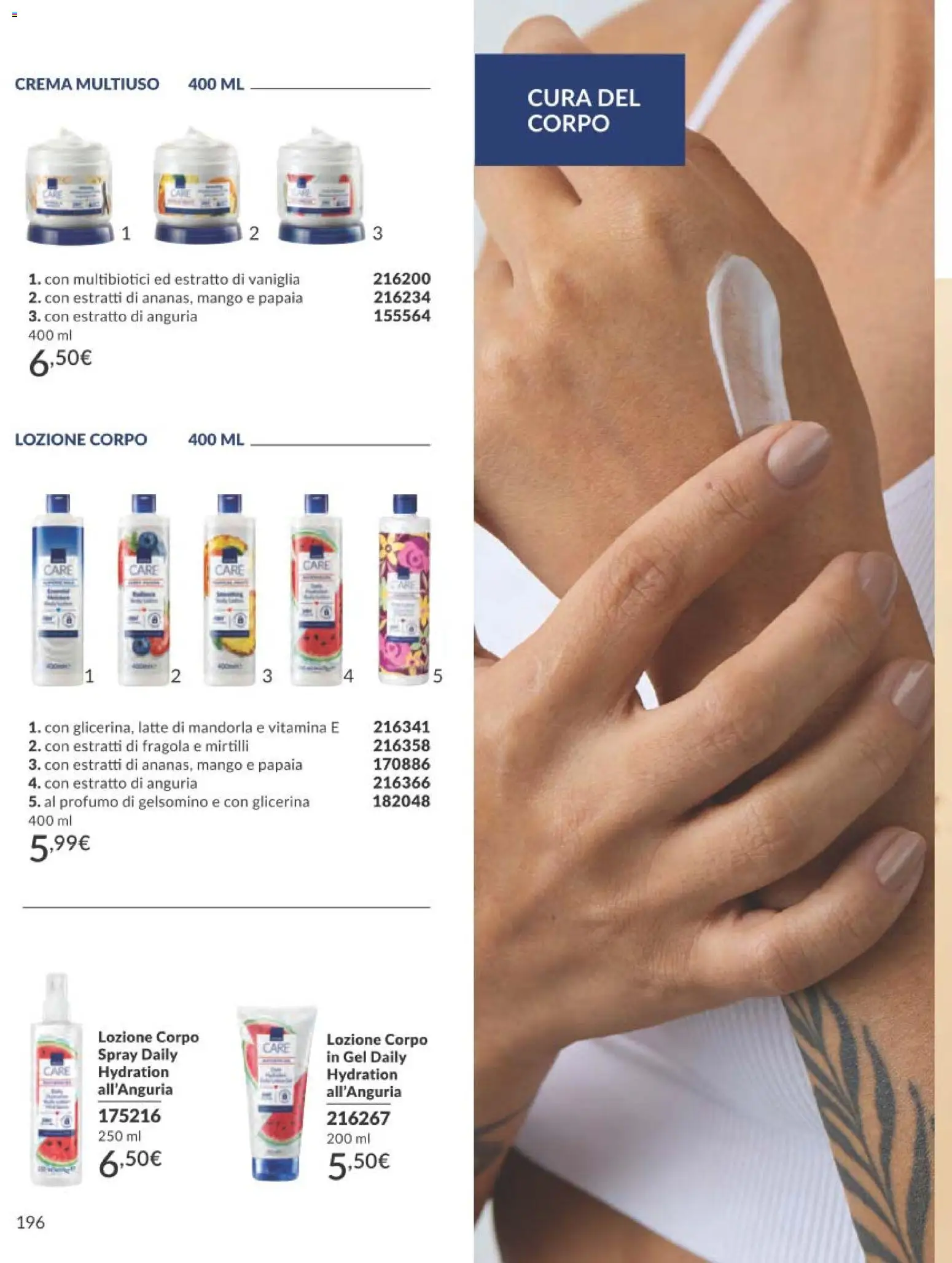 Volantino Avon del 31.12.2025 | Pagina: 196 | Prodotti: Latte, Mango, Anguria, Mirtilli