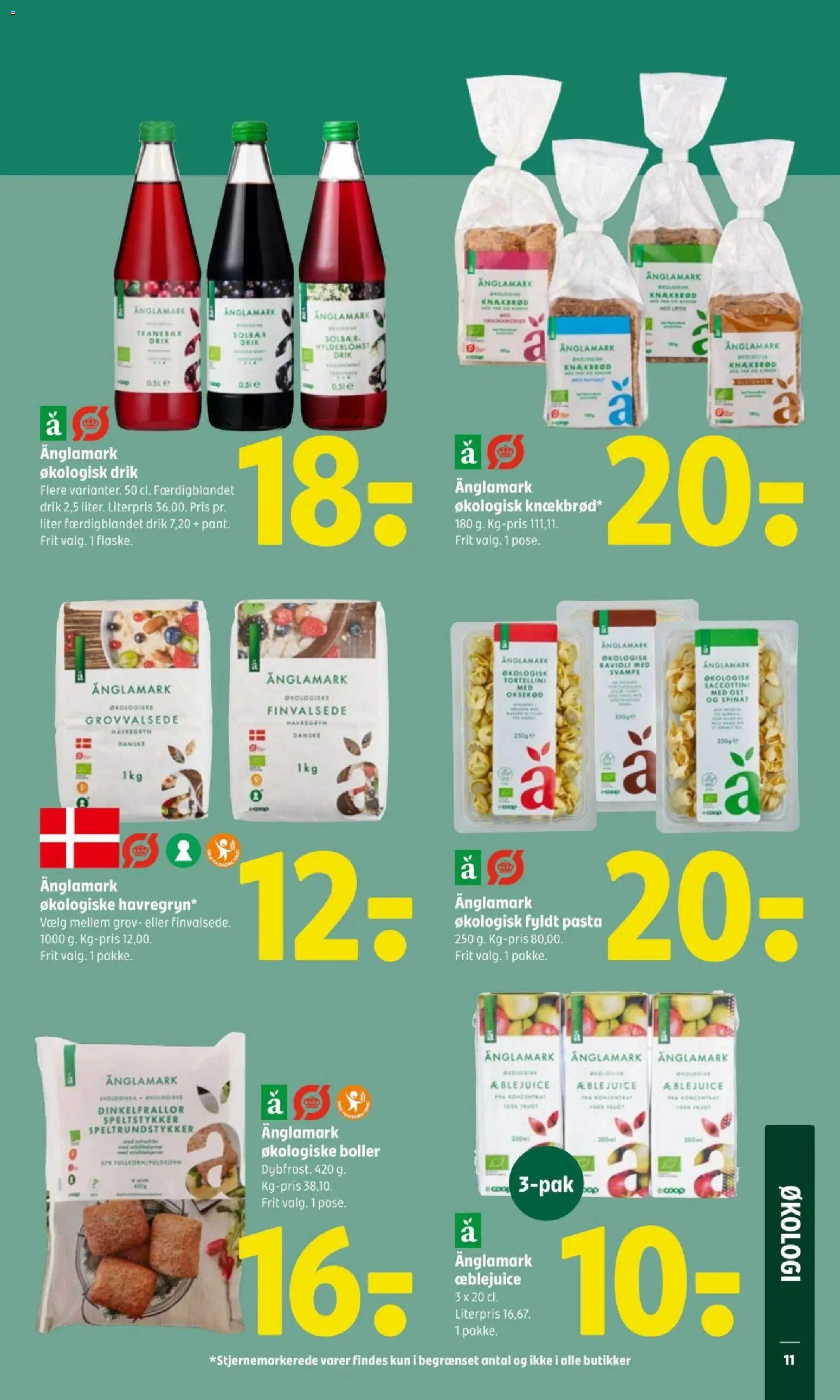 Coop 365 tilbudsavis – gyldig fra 09.04.2026 | Side: 13 | Produkter: Oksekød, Æblejuice, Havregryn, Solbær