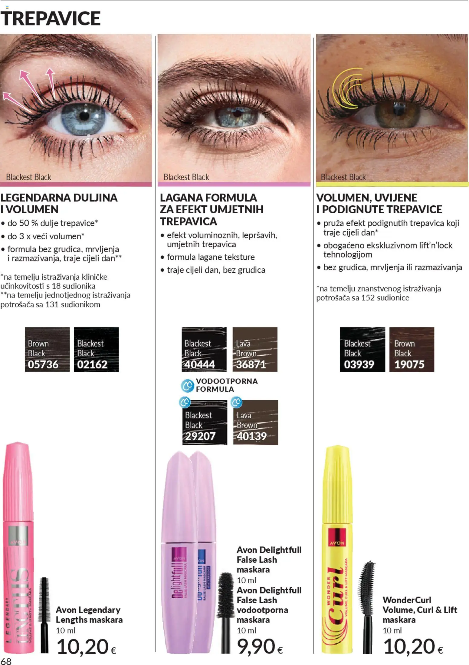 Avon katalog | vrijedi od 01.12.2025 | Stranica: 72 | Proizvodi: Maskara