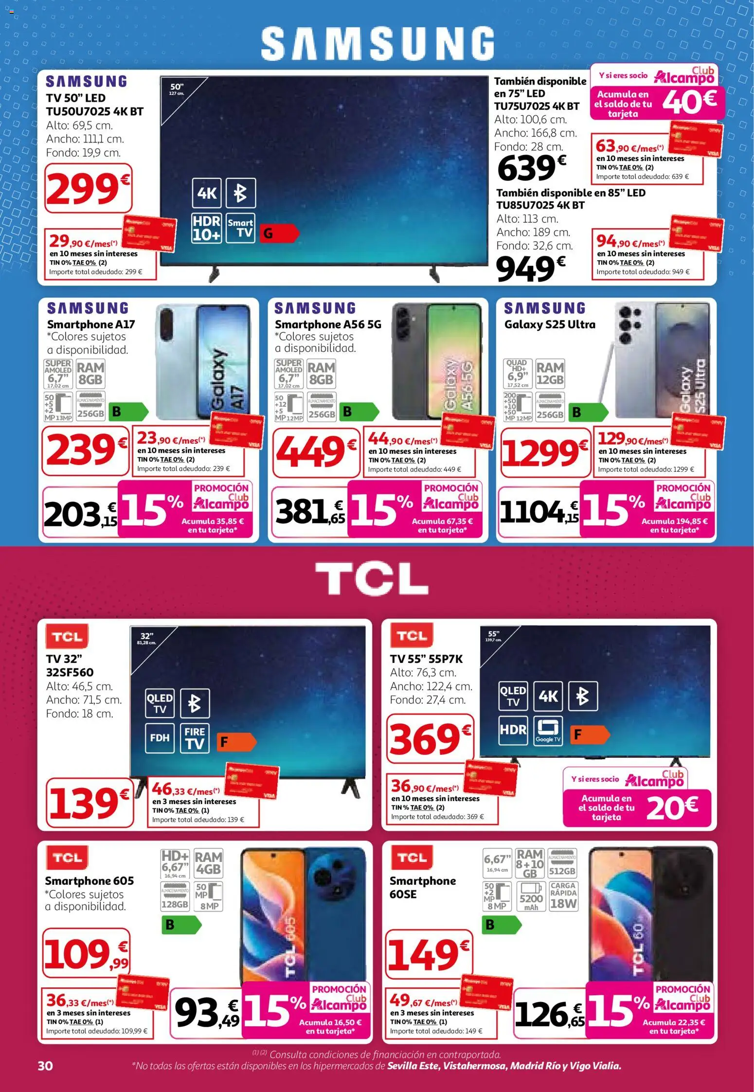 Alcampo folleto │ válido desde el 26.02.2026 | Página: 30 | Productos: Smartphone