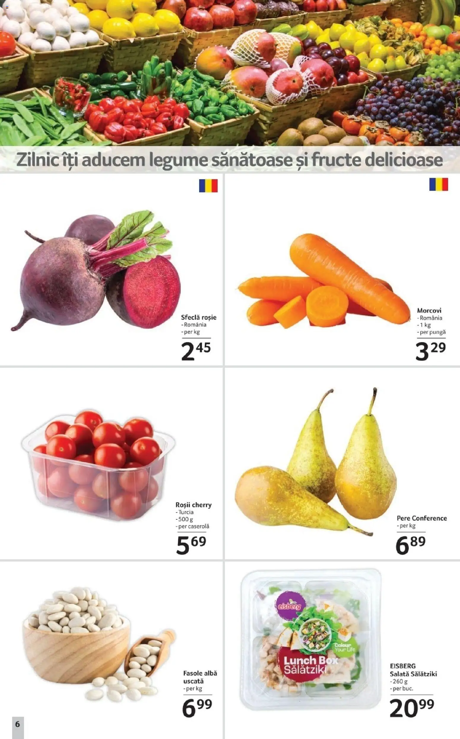 Noul catalog Selgros – valabil de la 31.10.2025 | Pagină: 6 | Produse: Pungă, Fasole albă, Legume, Fructe