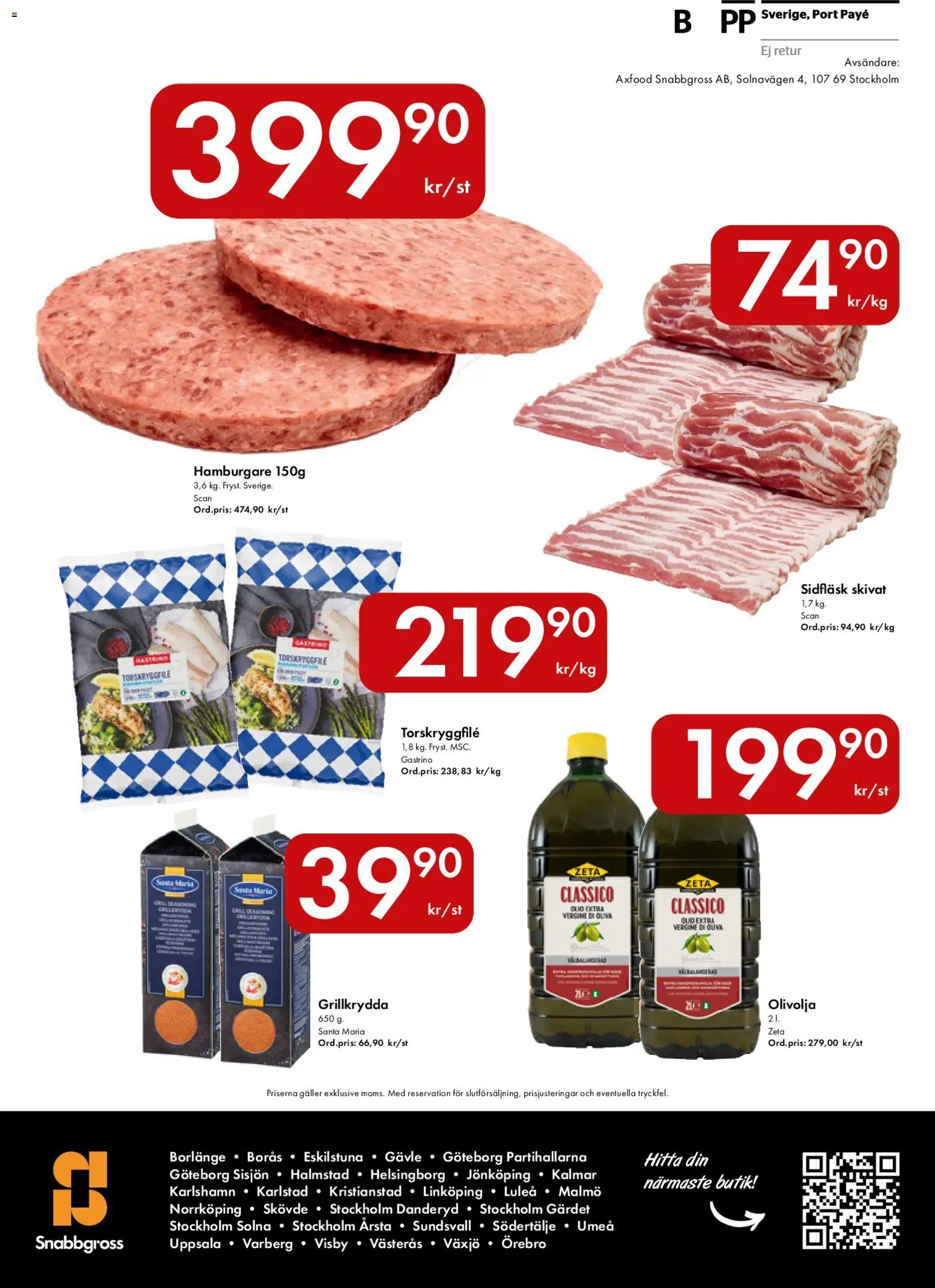 Hypermarkety reklamblad aktuell från 06.04.2026 | Sida: 16 | Produkter: Hamburgare, Galler, Olivolja