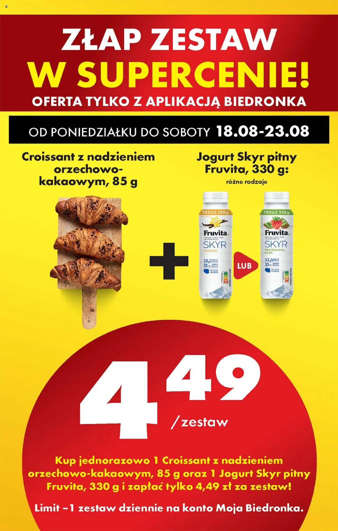 Biedronka gazetka od 18.08.2025 | Strona: 79 | Produkty: Mleko, Jogurt, Kiwi, Skyr
