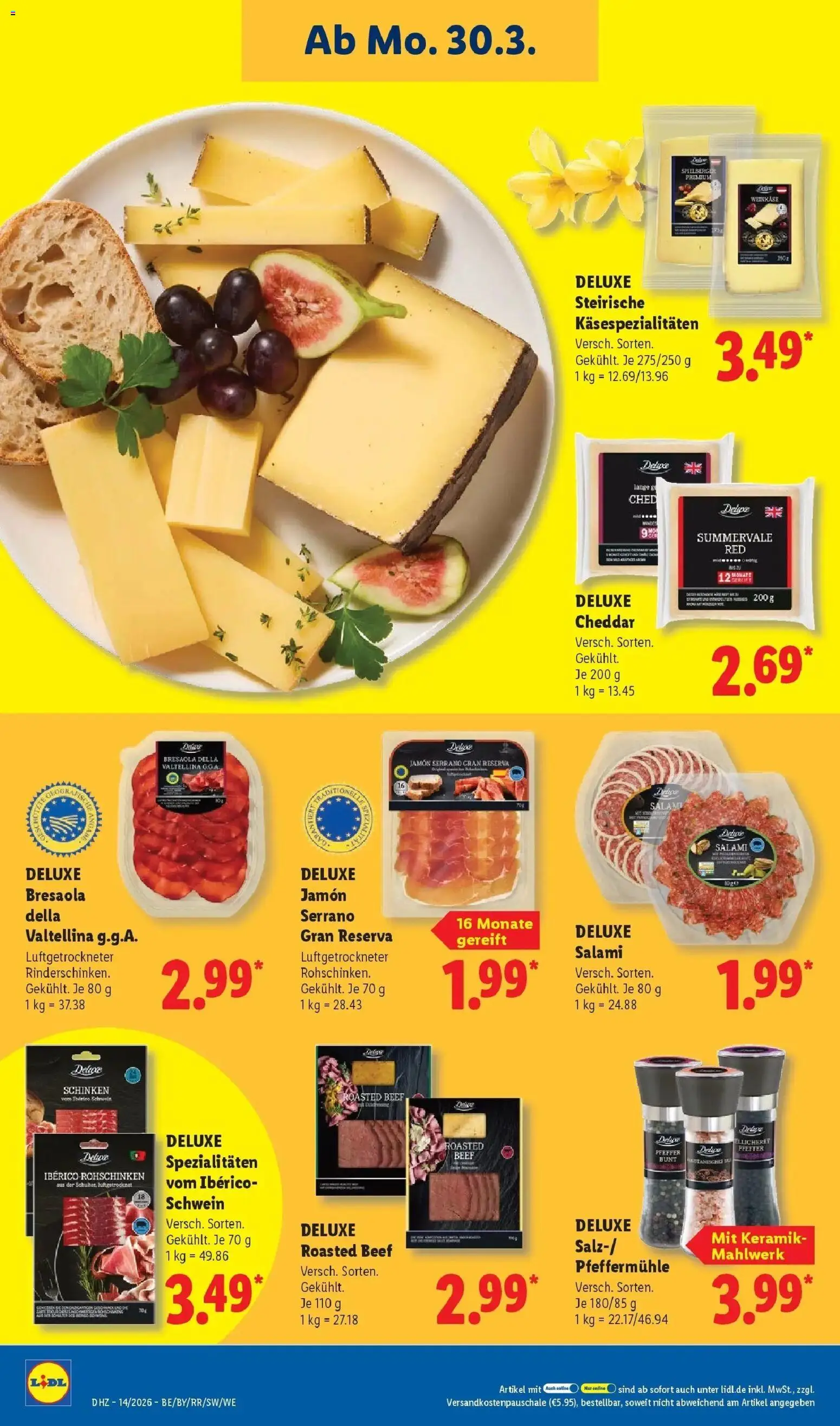 Lidl Prospekt Rheinbrohl – gültig ab 30.03.2026 | Seite: 24 | Produkte: Pfeffer, Salami, Schinken