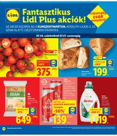 Lidl akciós ujság - amely érvényes a következő dátumtól: 24.07.2025 | Oldal: 1