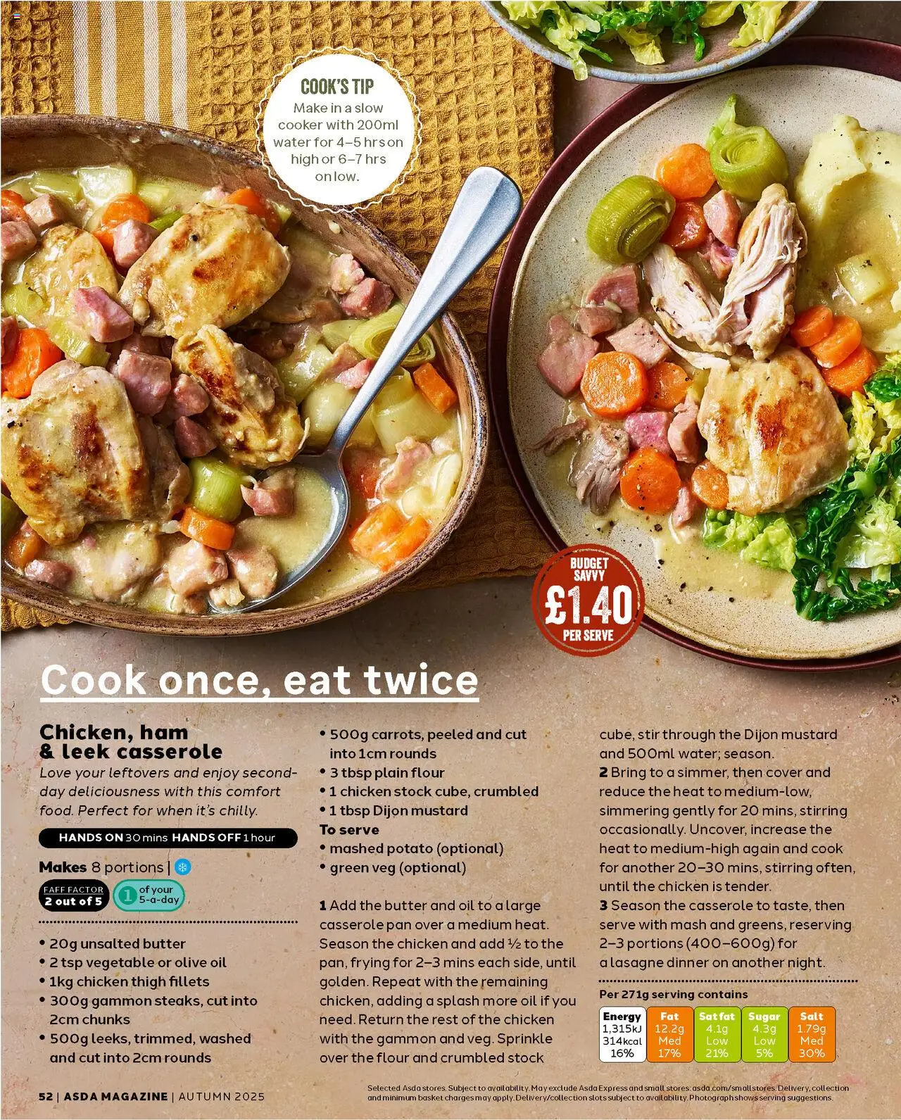  | Page: 52 | Products: Chicken, Basket, Lasagne, Cooker